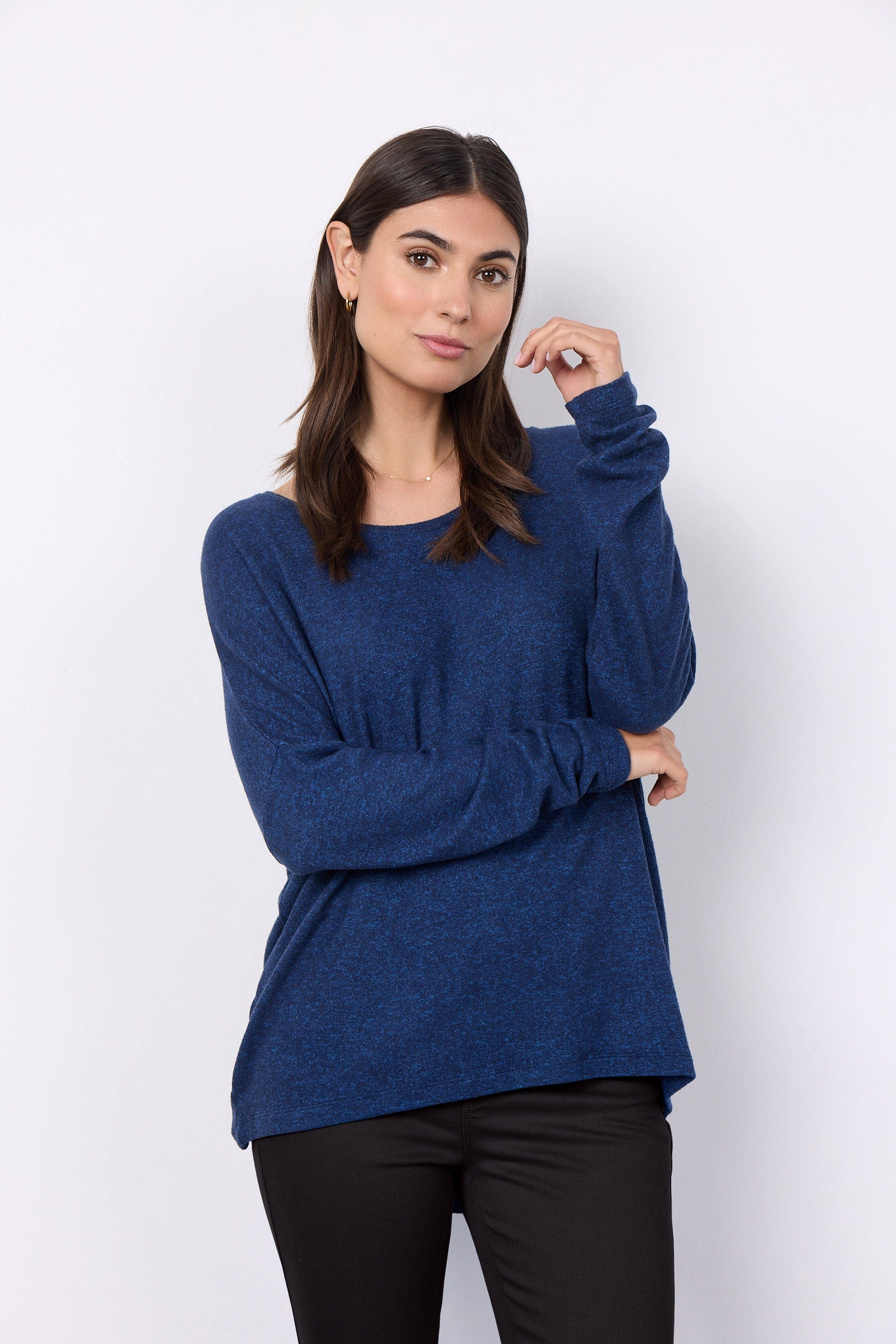 Soya Concept Biara Supersoft Jumper - Navy Melange