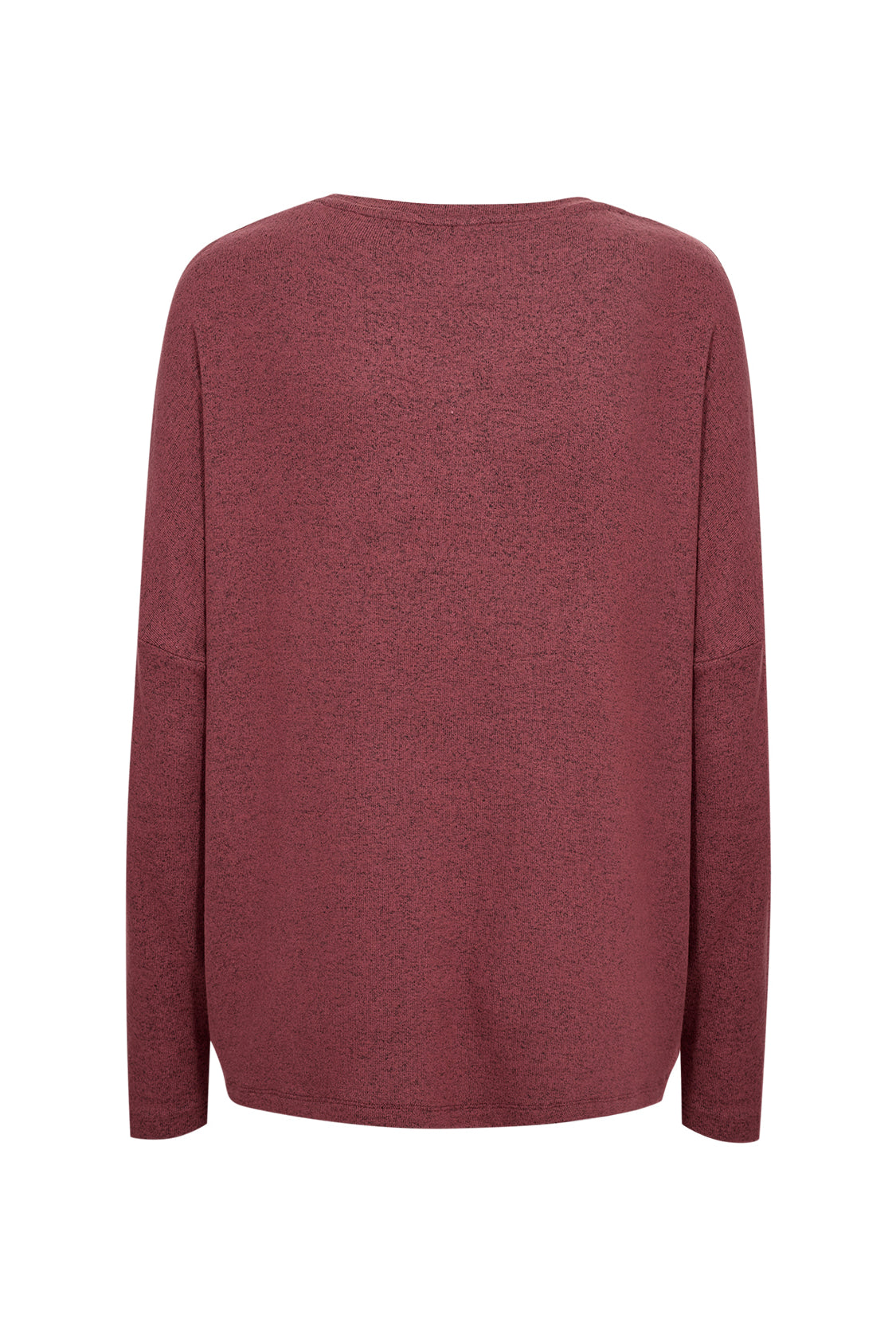 Soya Concept Biara Supersoft Jumper - Oxblood Red Melange