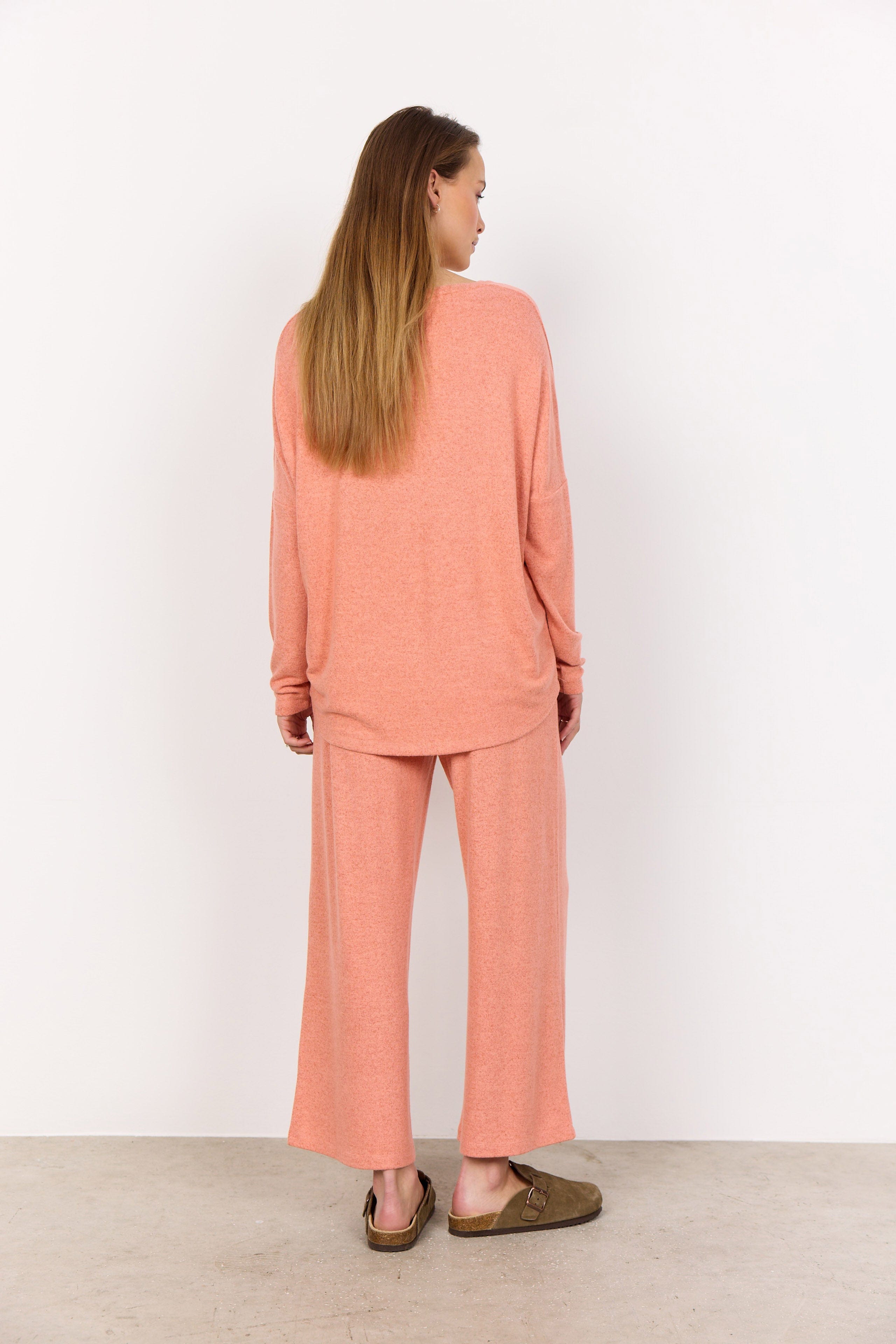 Soya Concept Biara Supersoft Jumper - Peach Pink Melange