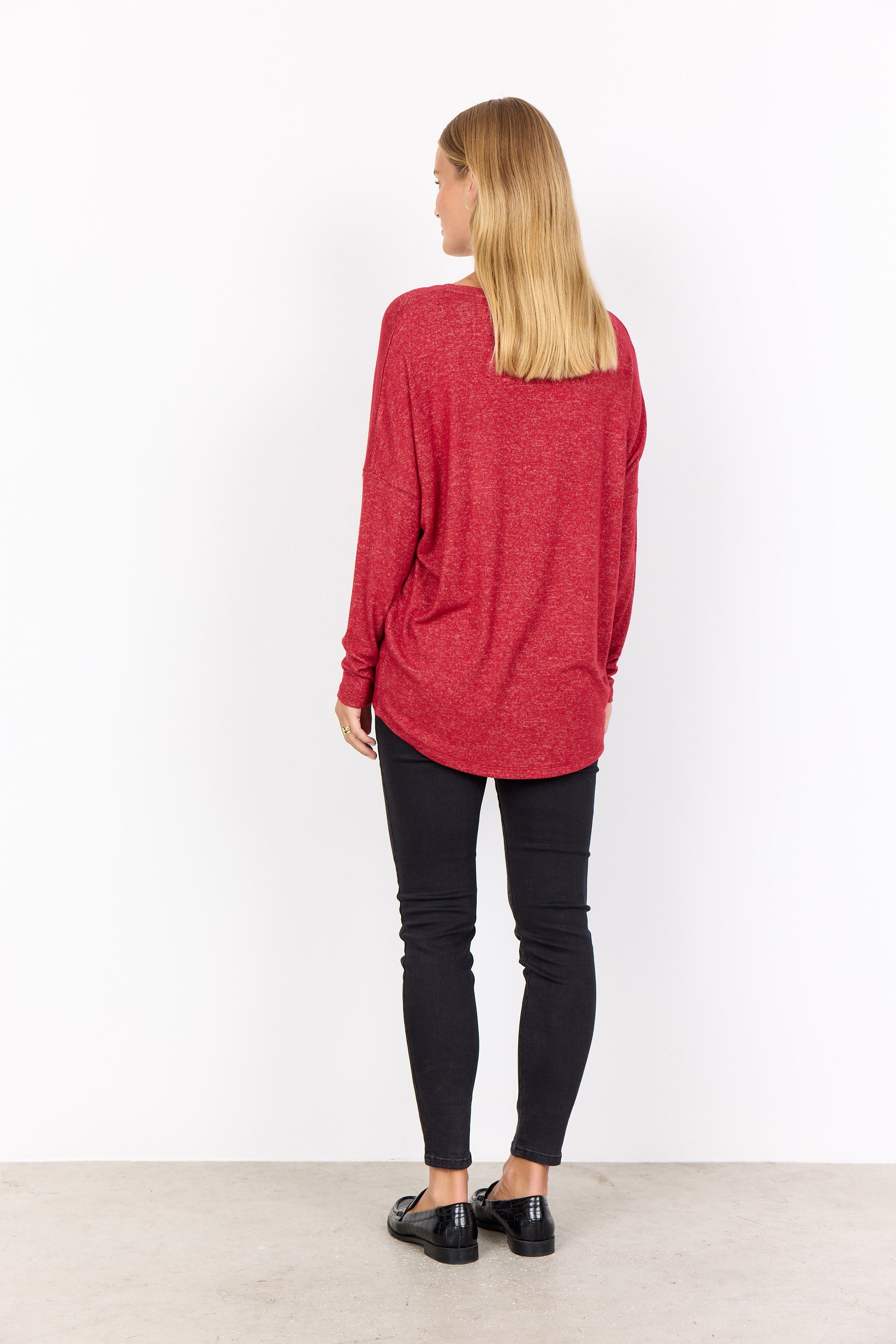 Soya Concept Biara Supersoft Jumper - Red Melange