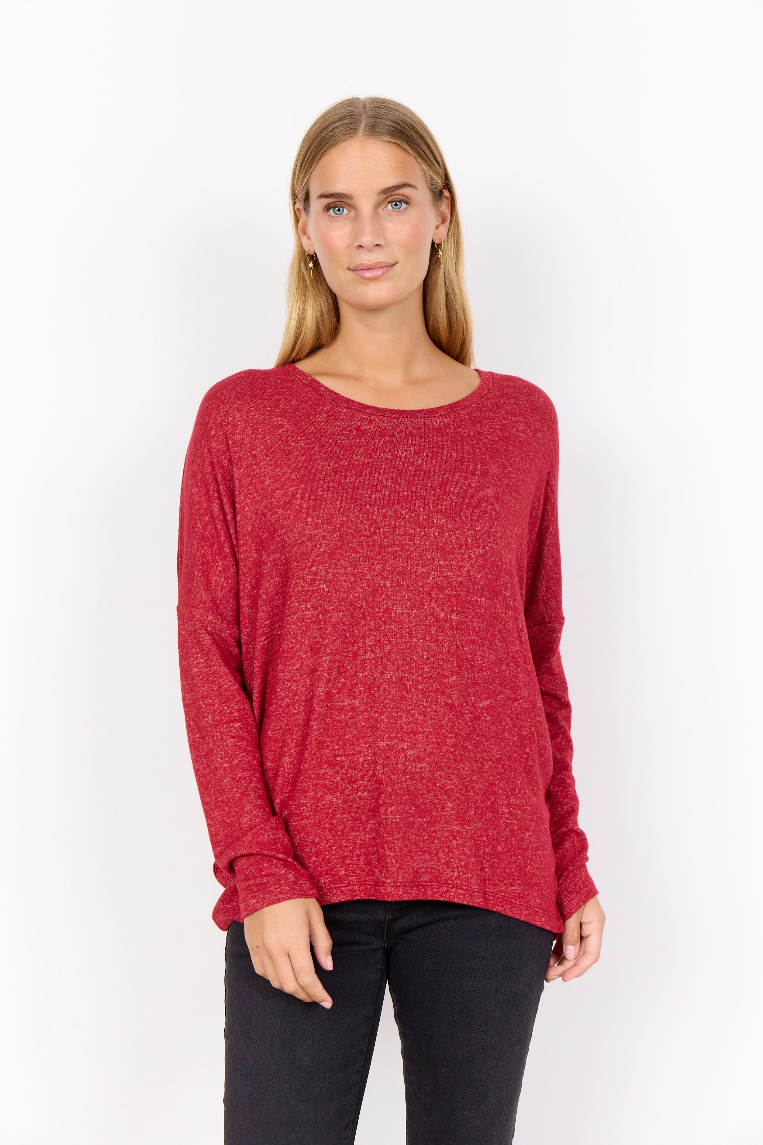 Soya Concept Biara Supersoft Jumper - Red Melange