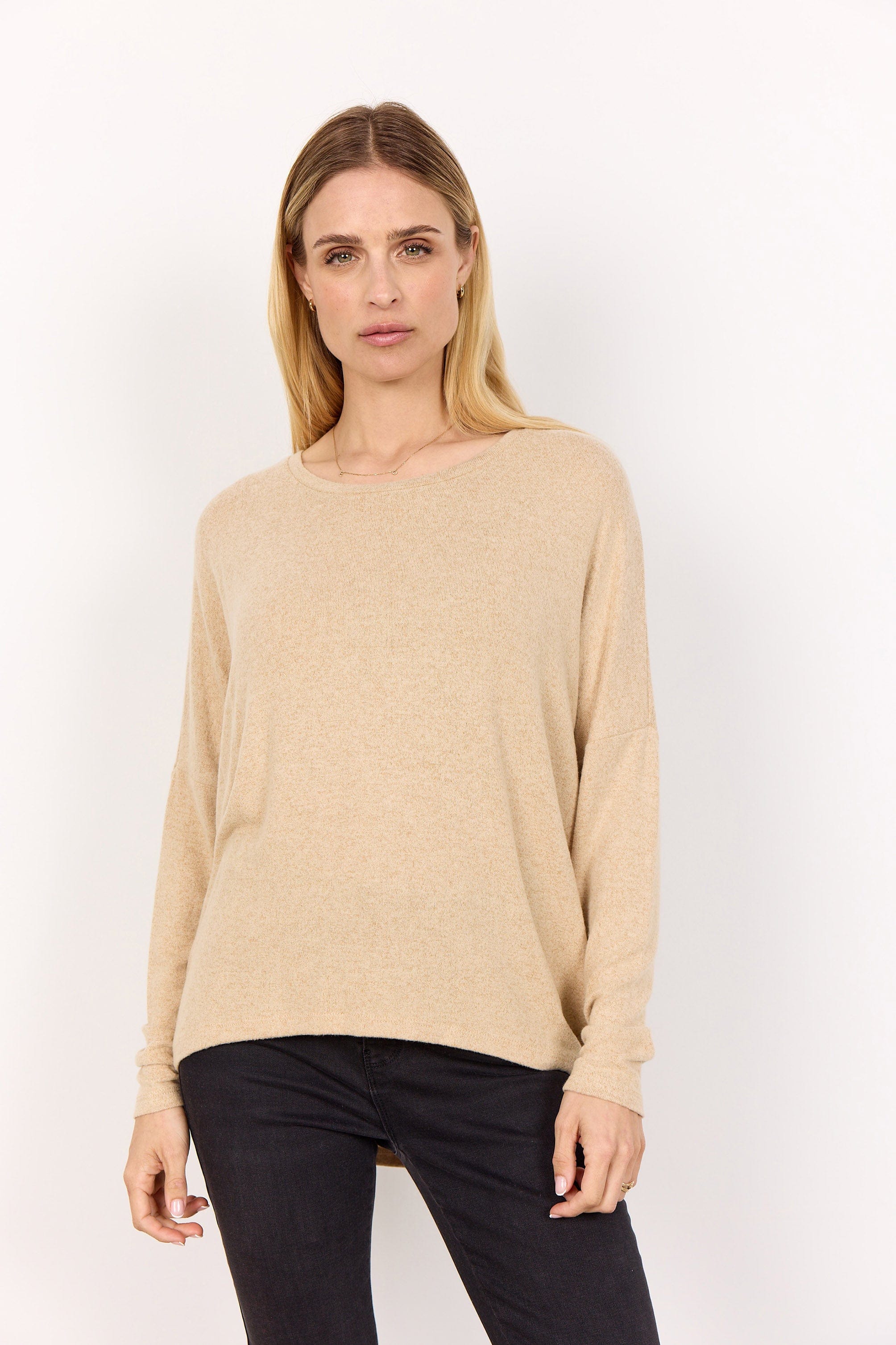 Soya Concept Biara Supersoft Jumper - Sand Melange