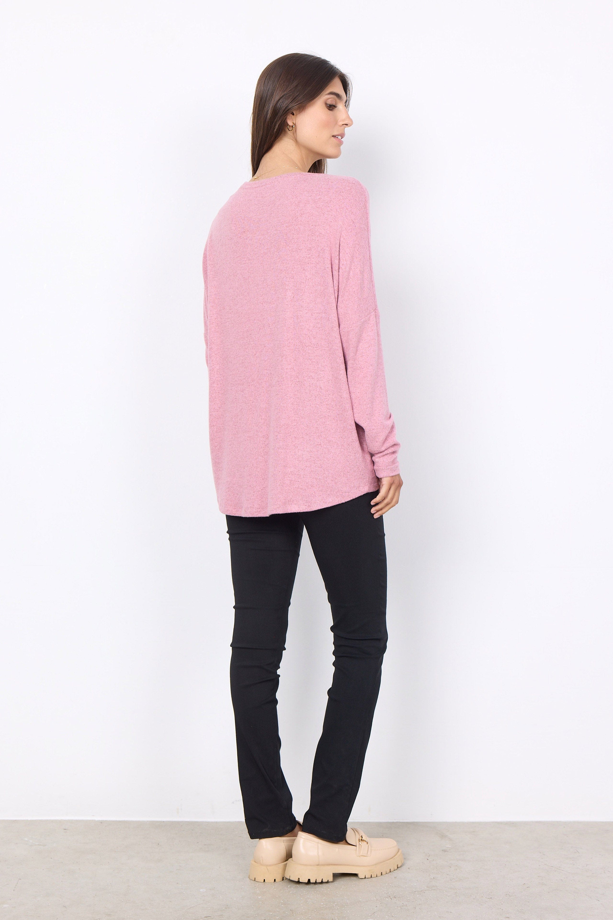 Soya Concept Biara Supersoft Jumper - Shadow Rose Melange