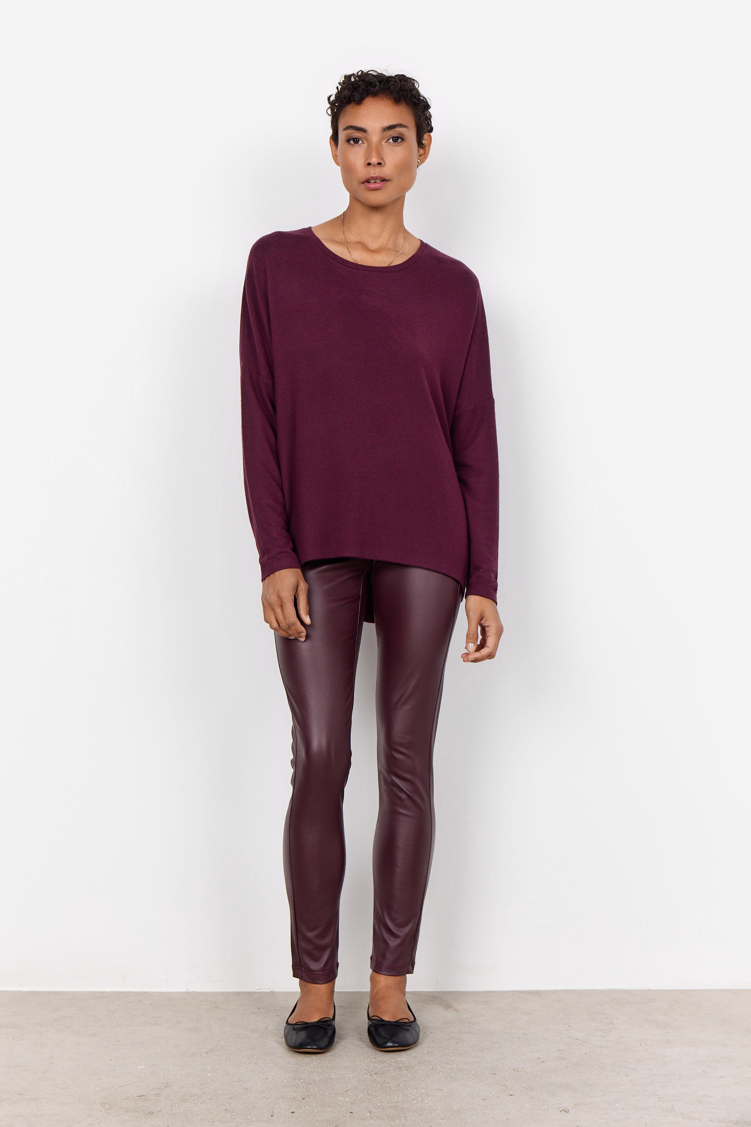 Soya Concept Biara Supersoft Jumper - Wine Melange