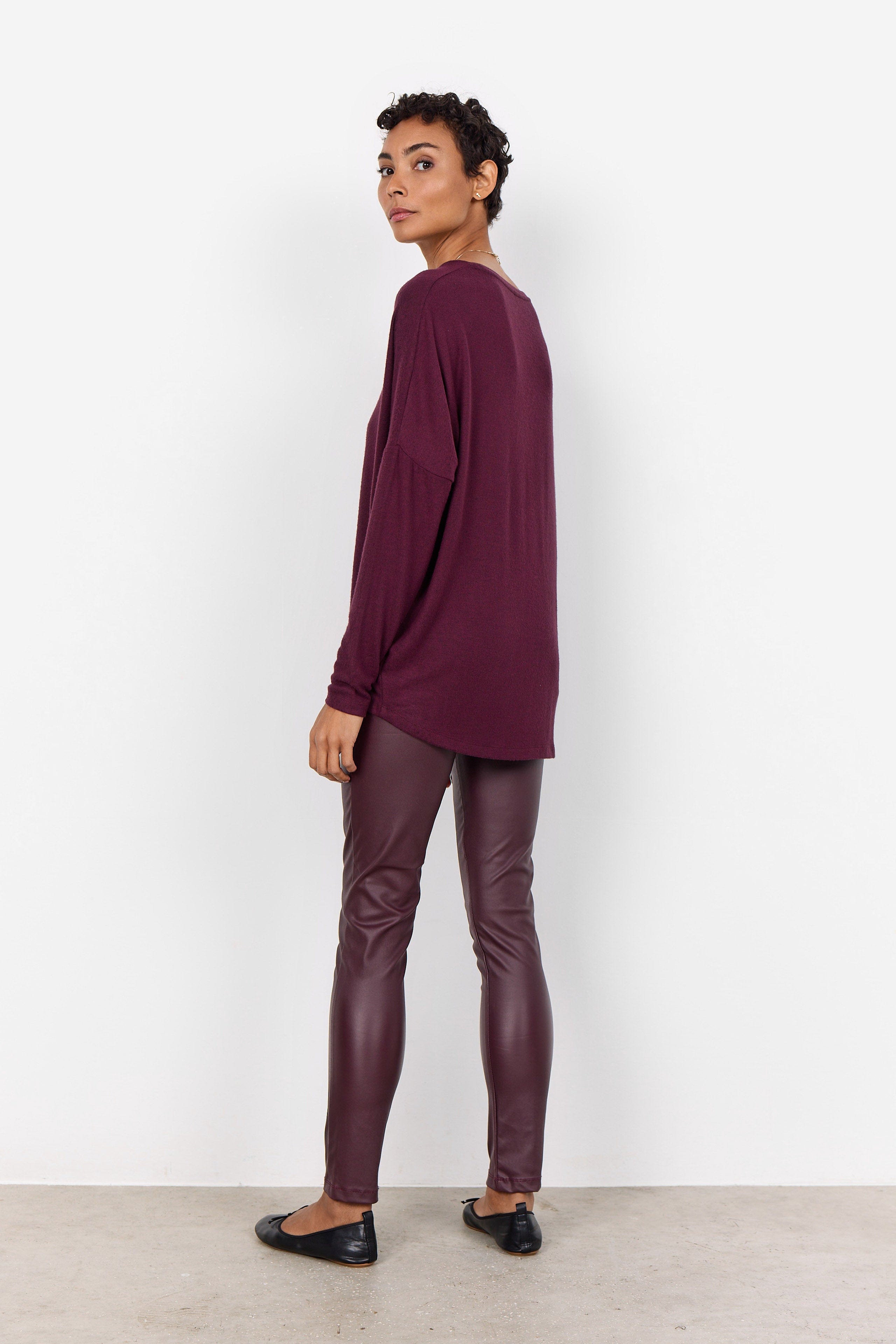 Soya Concept Biara Supersoft Jumper - Wine Melange