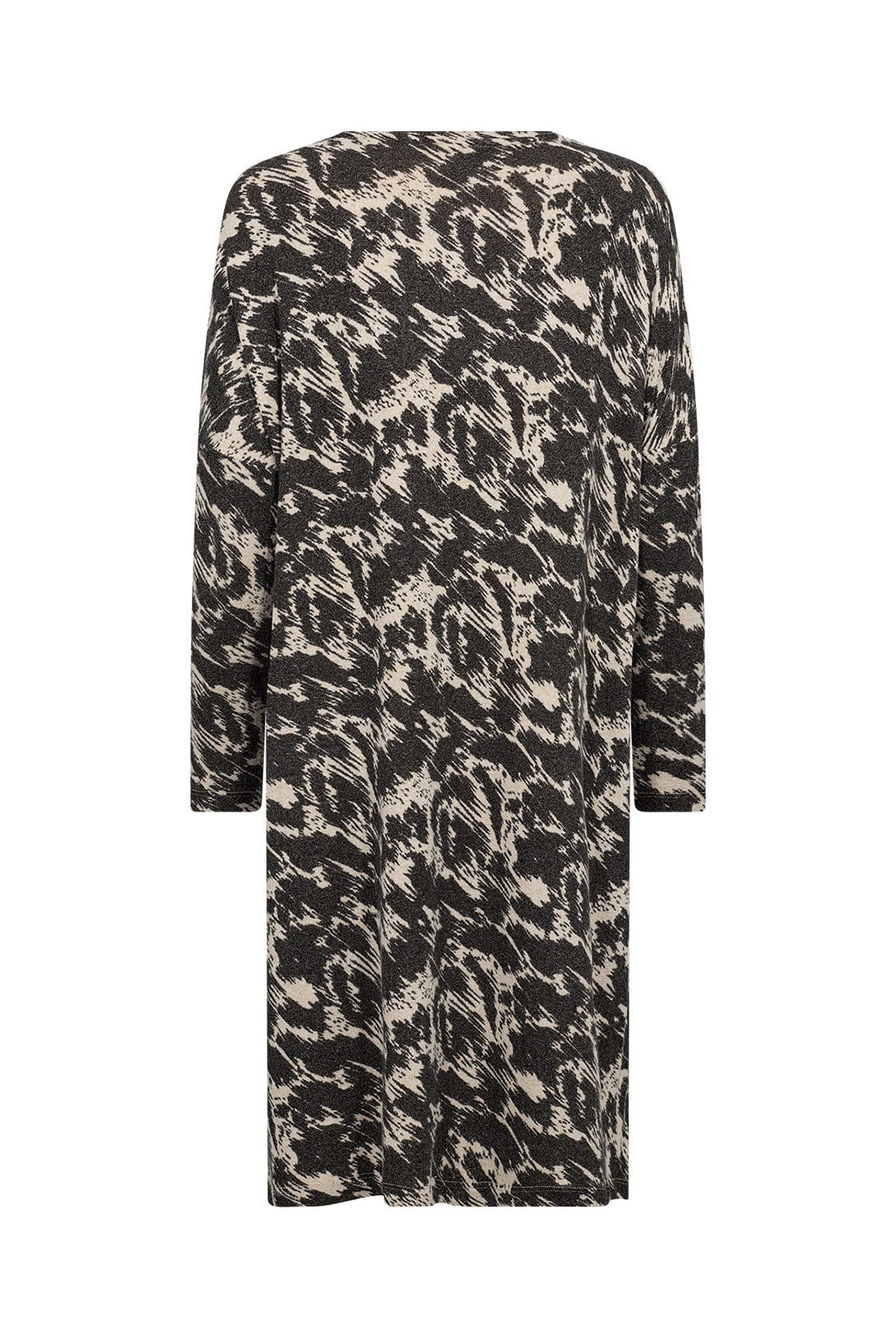 Soya Concept Biara Supersoft Printed Dress - Cream Melange Combi