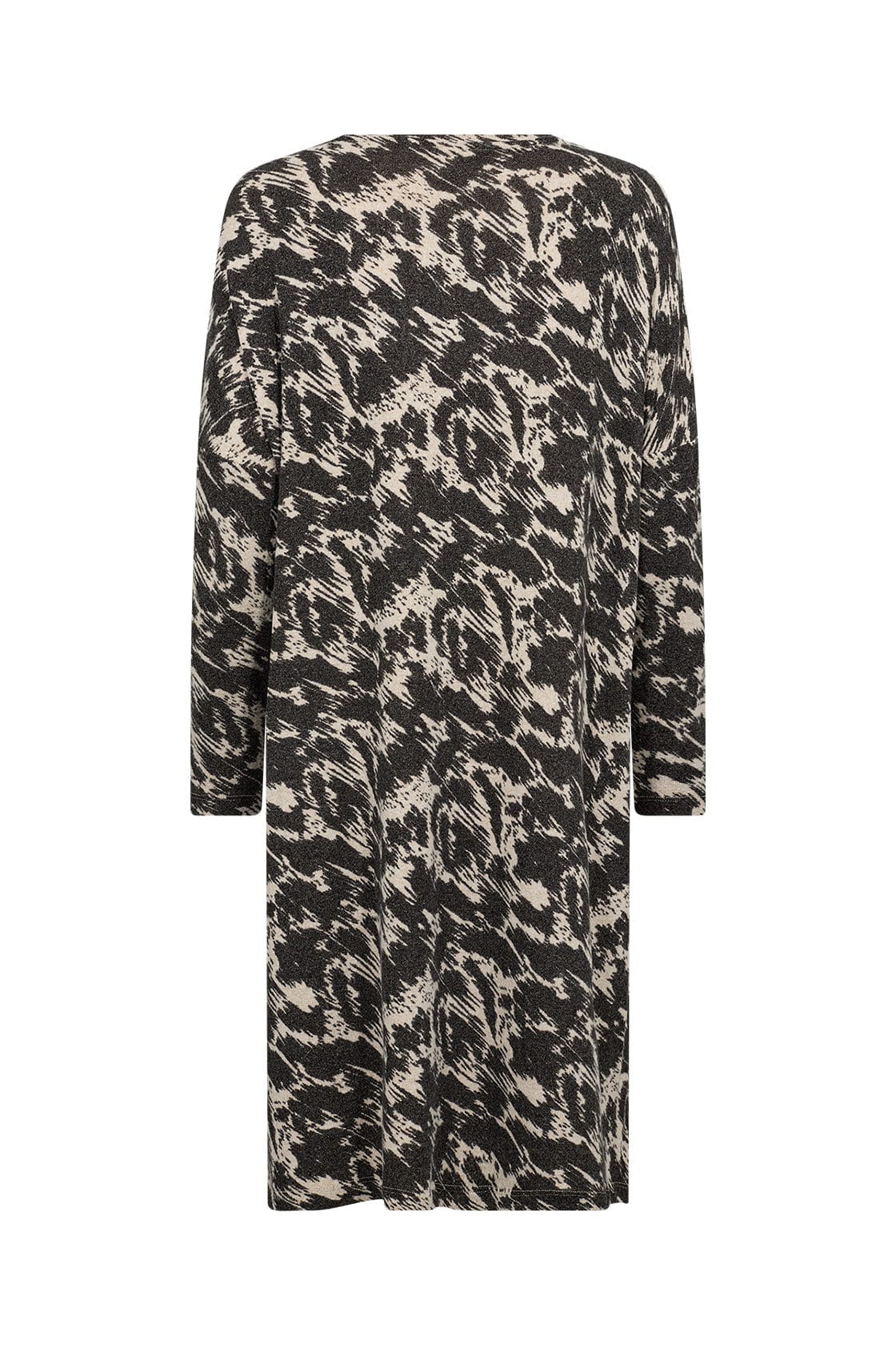 Soya Concept Biara Supersoft Printed Dress - Cream Melange Combi