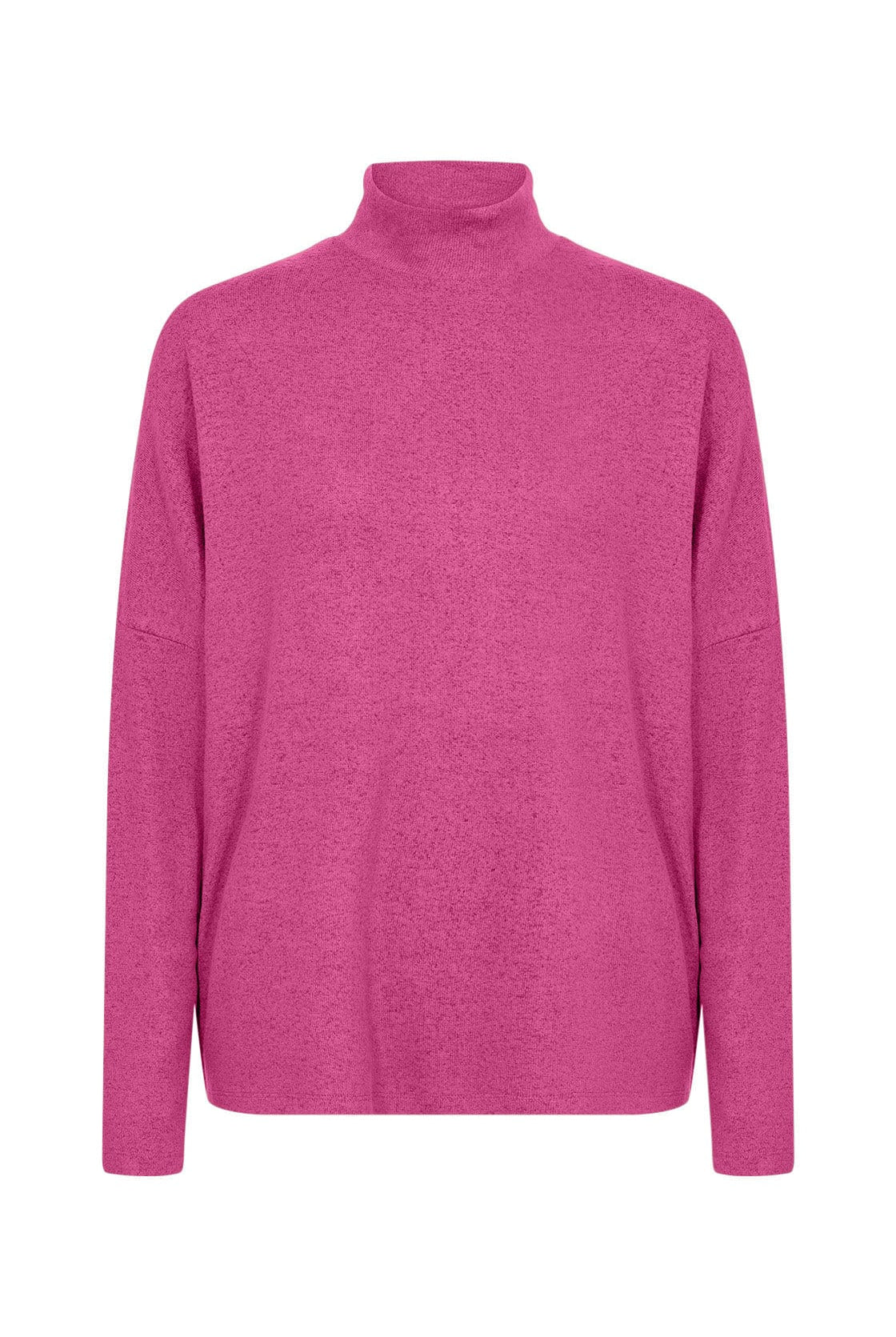 Soya Concept Biara Supersoft Turtle Neck Jumper - Fuchsia Melange