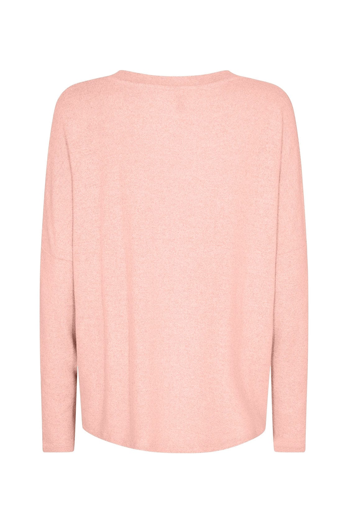 Soya Concept Biara Supersoft V-Neck Jumper - Coral Haze Melange