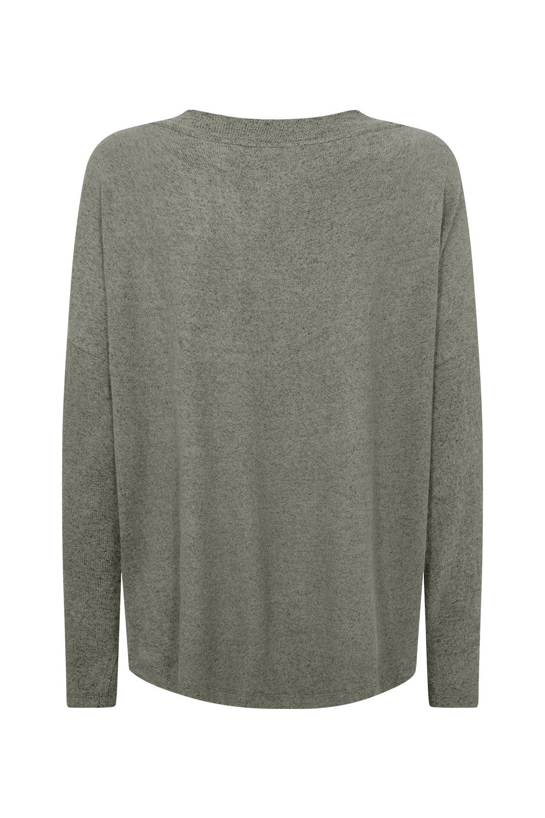 Soya Concept Biara Supersoft V-Neck Jumper - Misty Melange