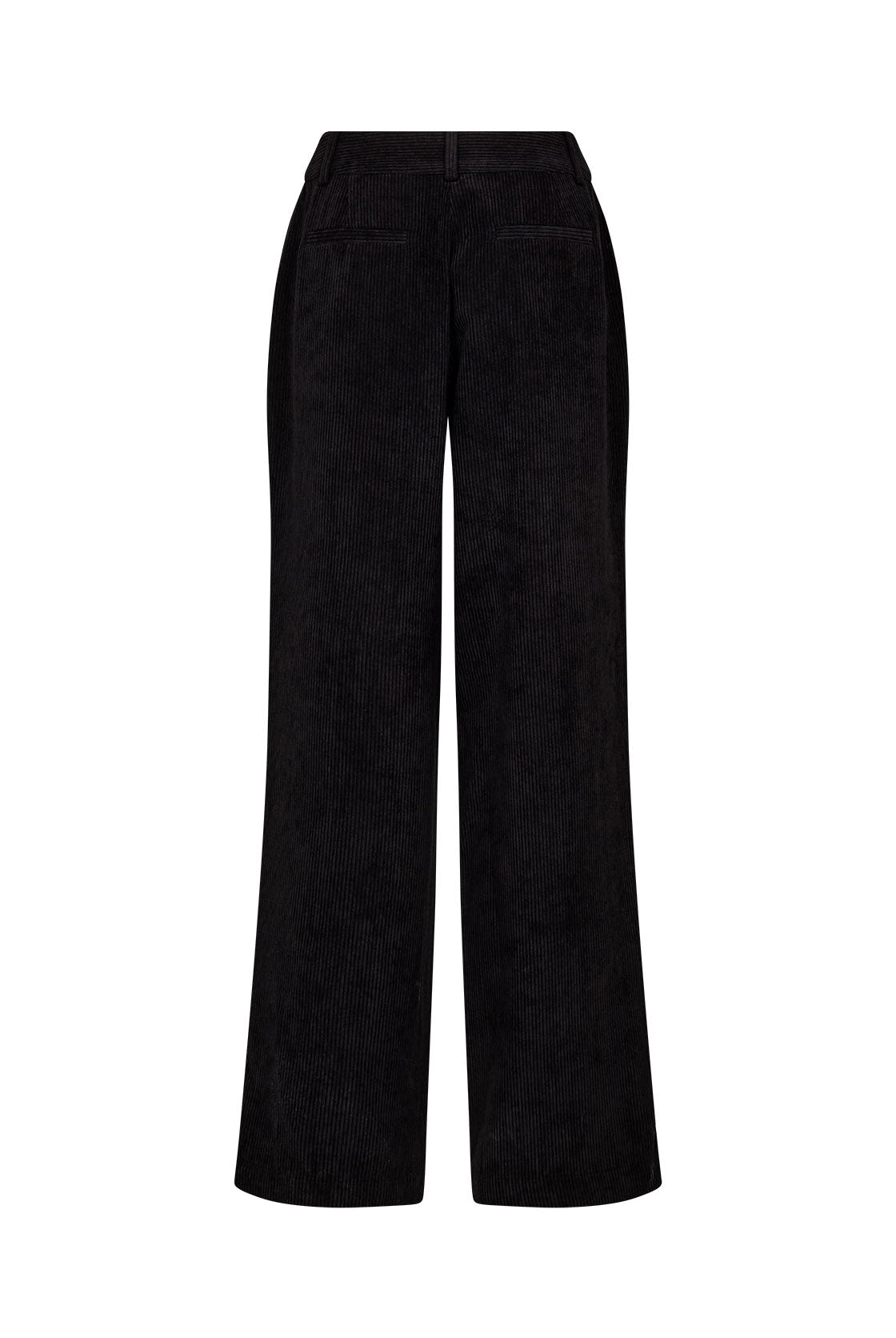 Soya Concept Bindi Corduroy Wide Leg Trousers - Black