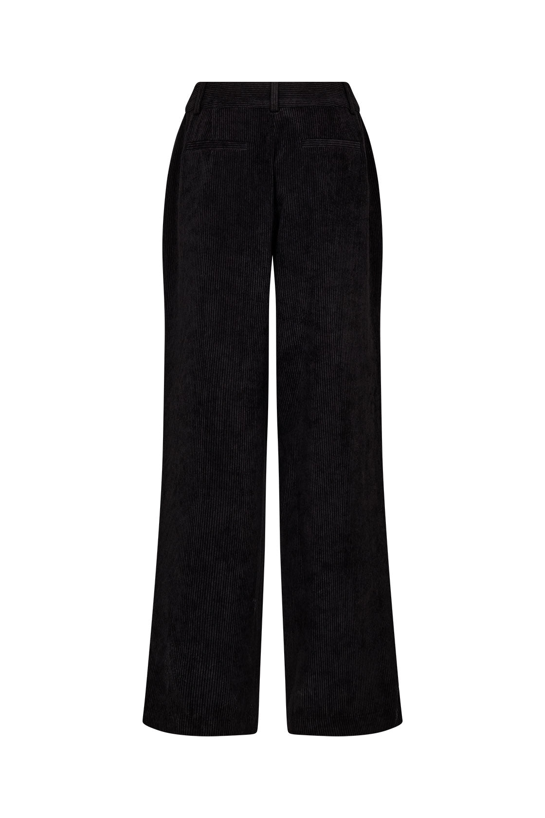 Soya Concept Bindi Corduroy Wide Leg Trousers - Black
