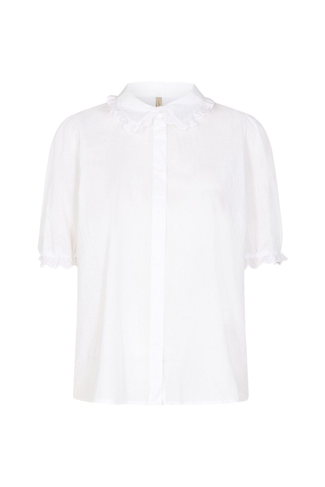 Soya Concept Caliste Frill Detail Shirt - White