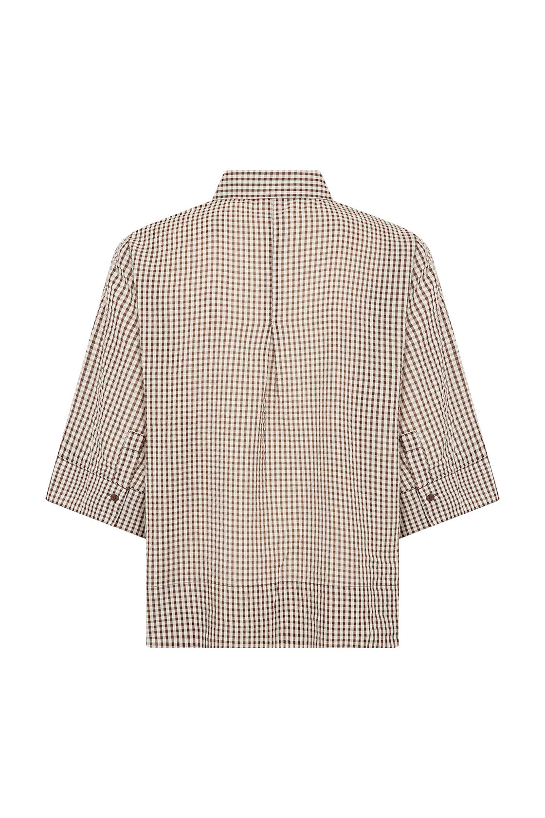 Soya Concept Canelita Gingham Shirt - Rocky Road Combi