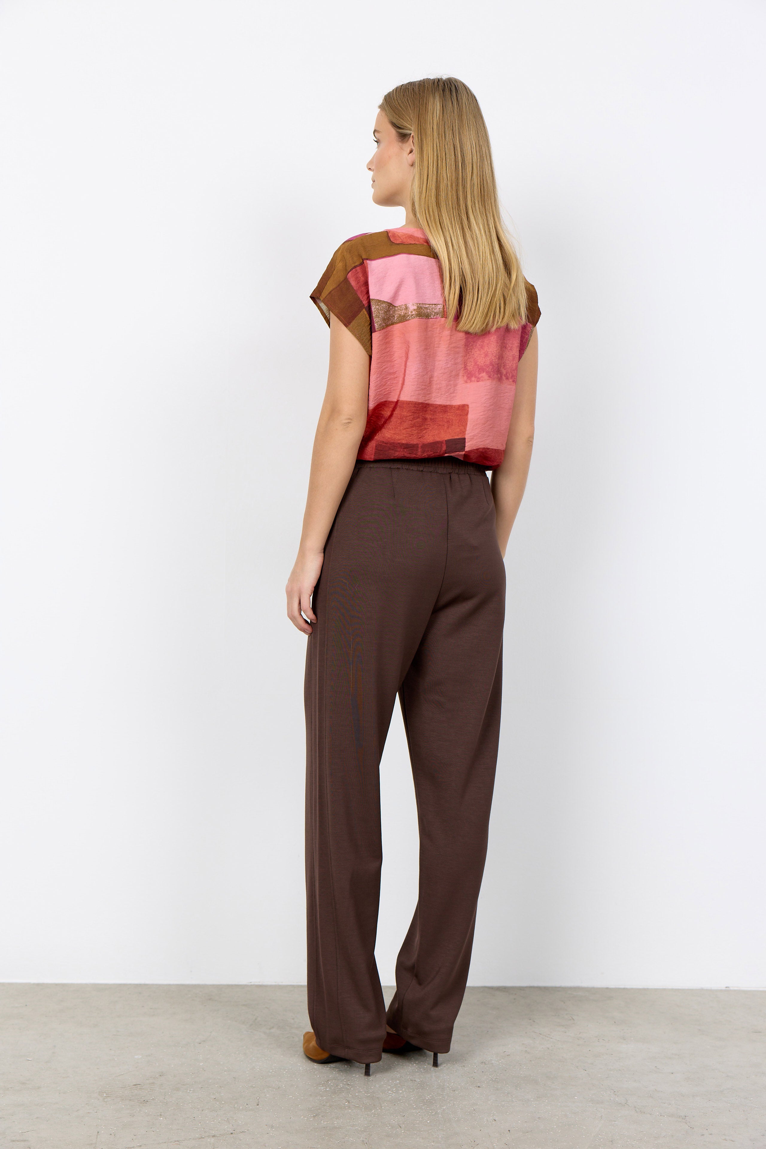 Soya Concept Catania Printed Blouse - Rapture Rose Combi