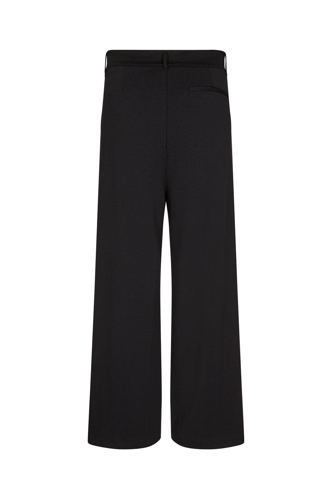 Soya Concept Daniela Jersey Wide Leg Trousers - Black