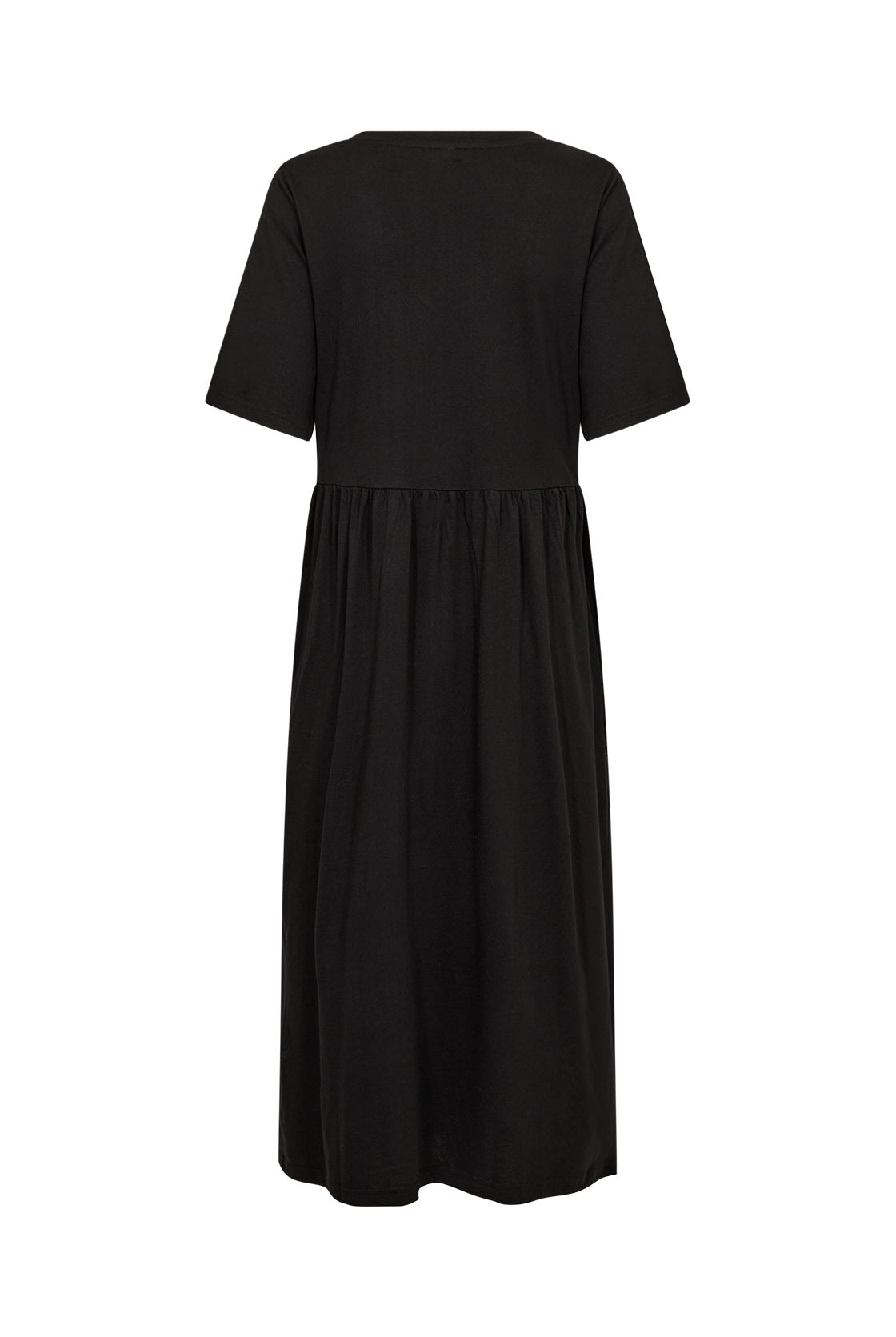 Soya Concept Derby Organic Cotton Midi Dress- Black