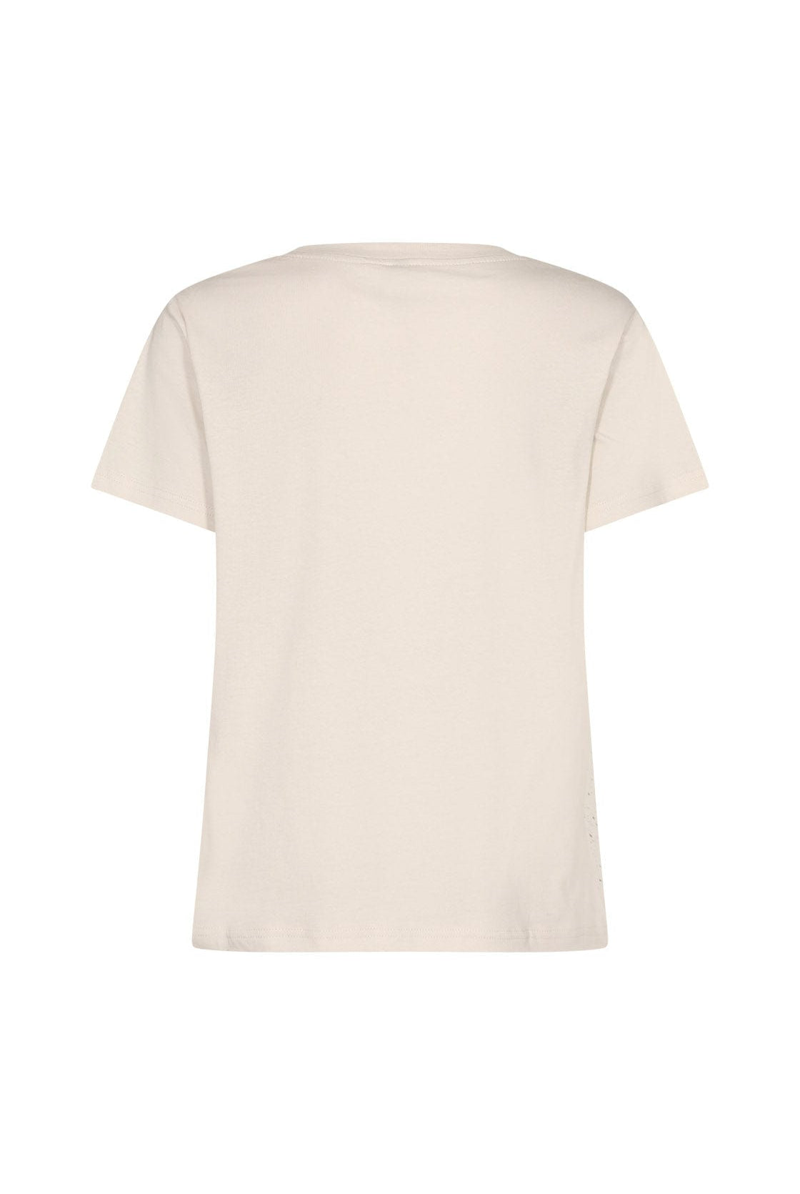 Soya Concept Derby Print Detail T-Shirt - Coral Haze