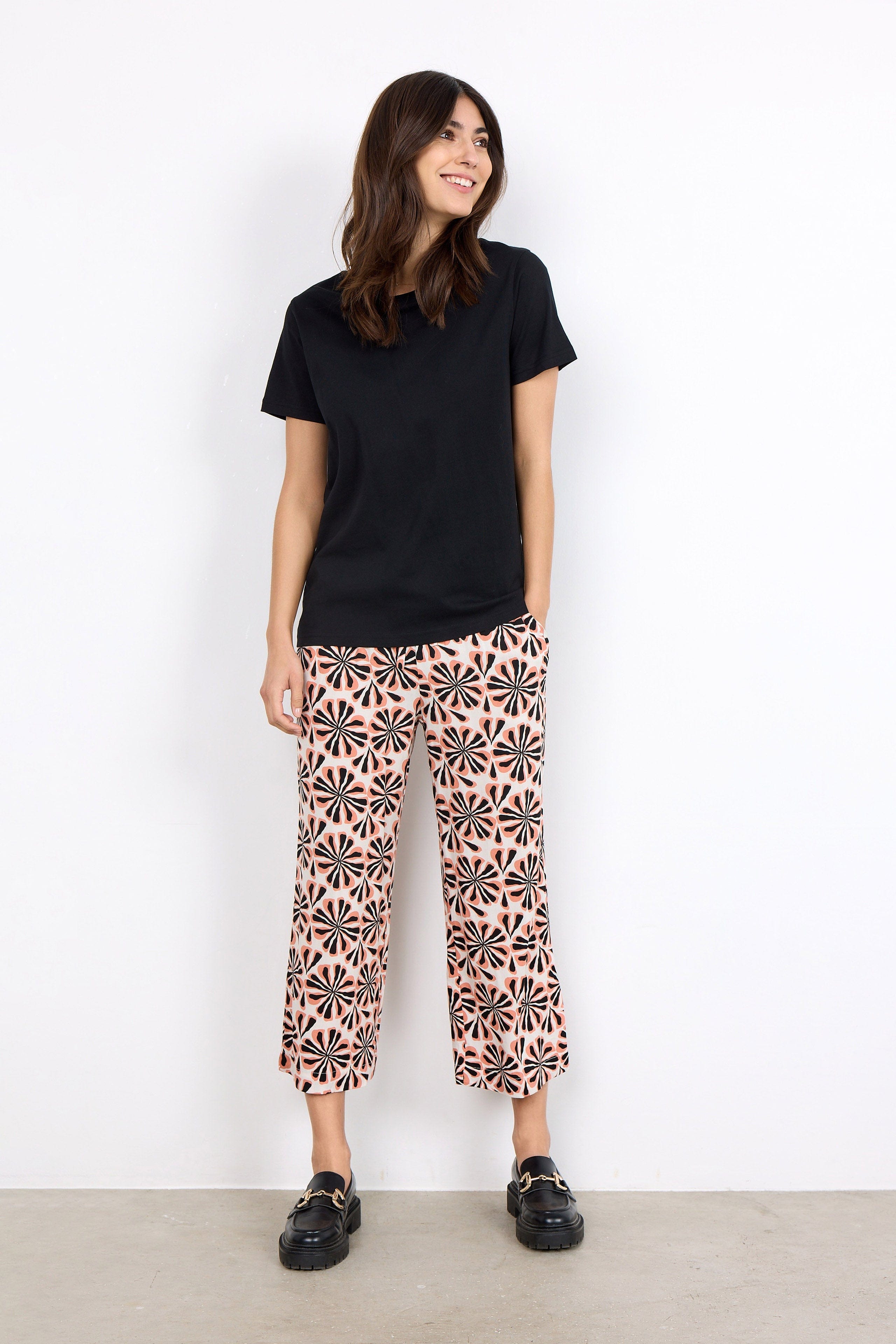 Soya Concept Derby T-Shirt - Black