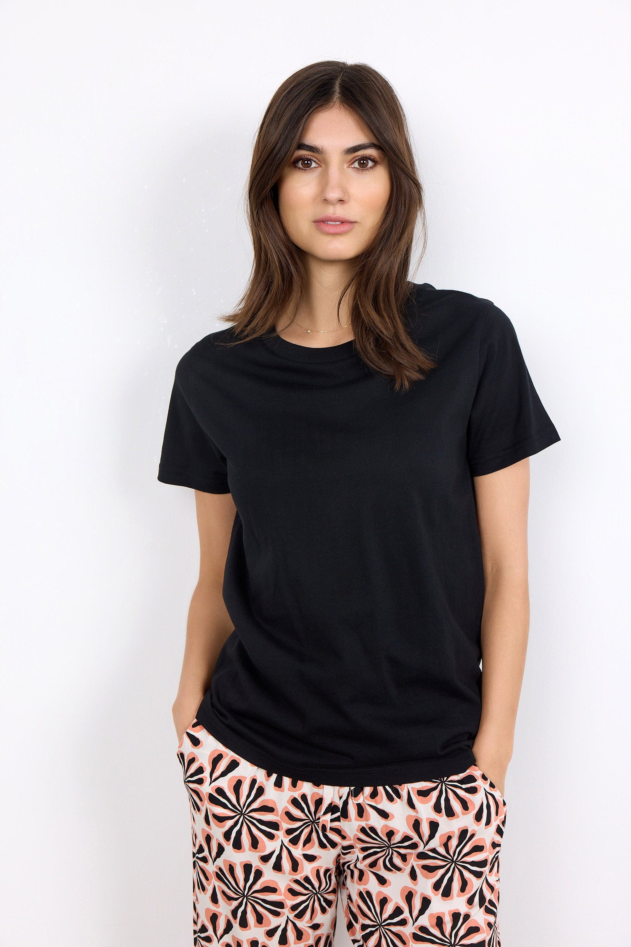 Soya Concept Derby T-Shirt - Black