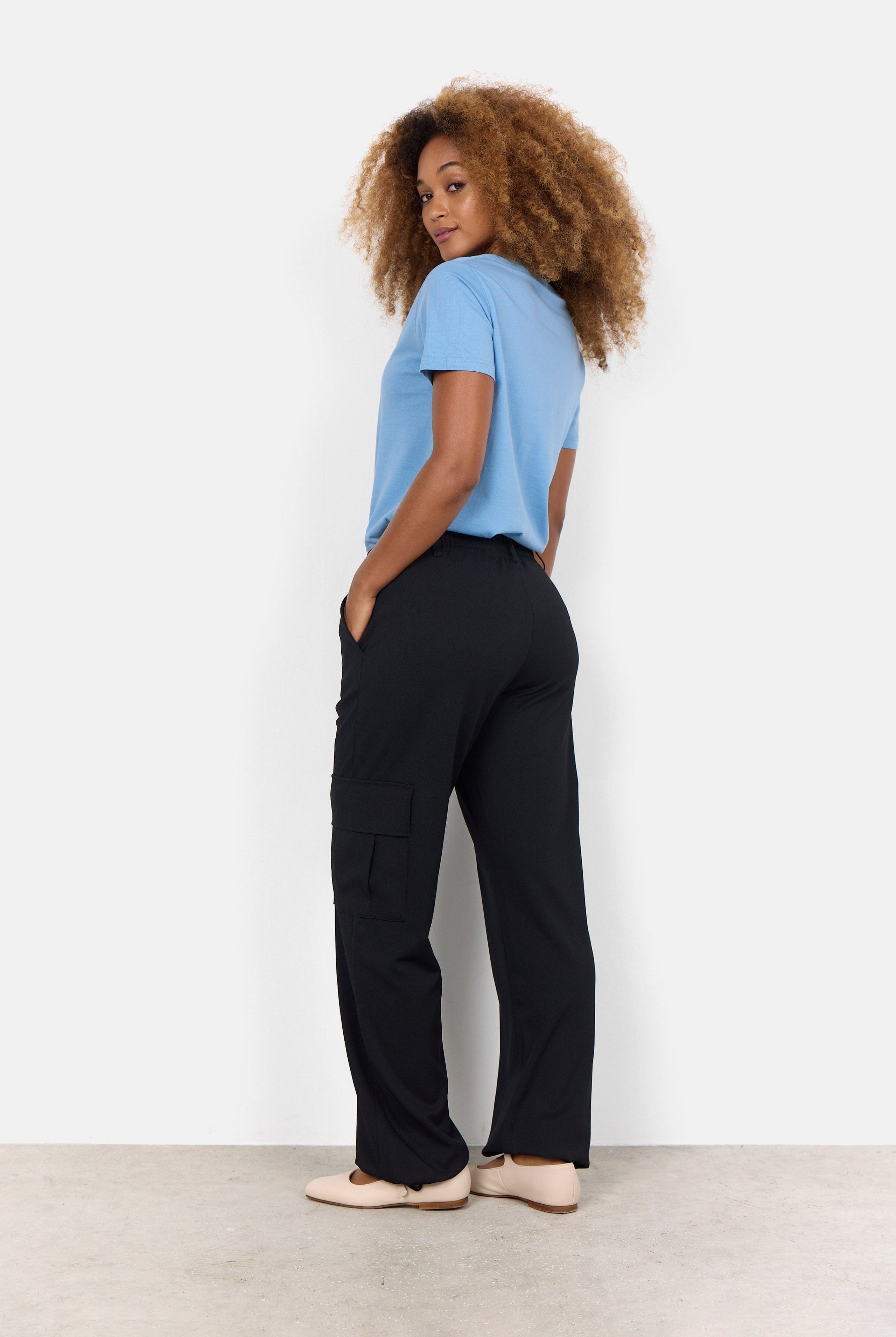 Soya Concept Derby T-Shirt - Crystal Blue