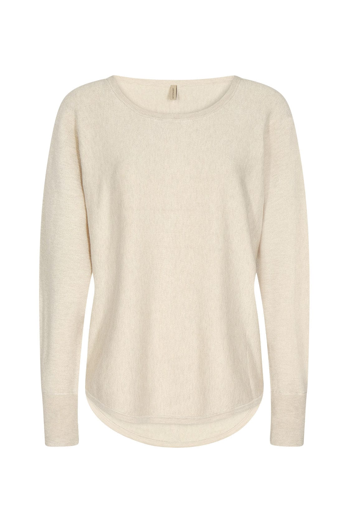 Soya Concept Dollie Jumper with Button Detail - Cream Melange