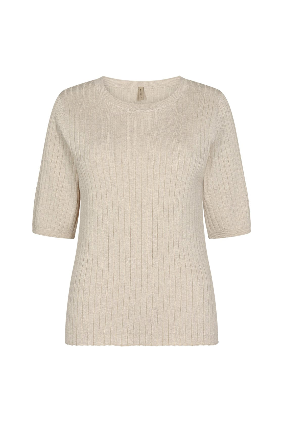 Soya Concept Dollie Knitted Top - Cream Melange