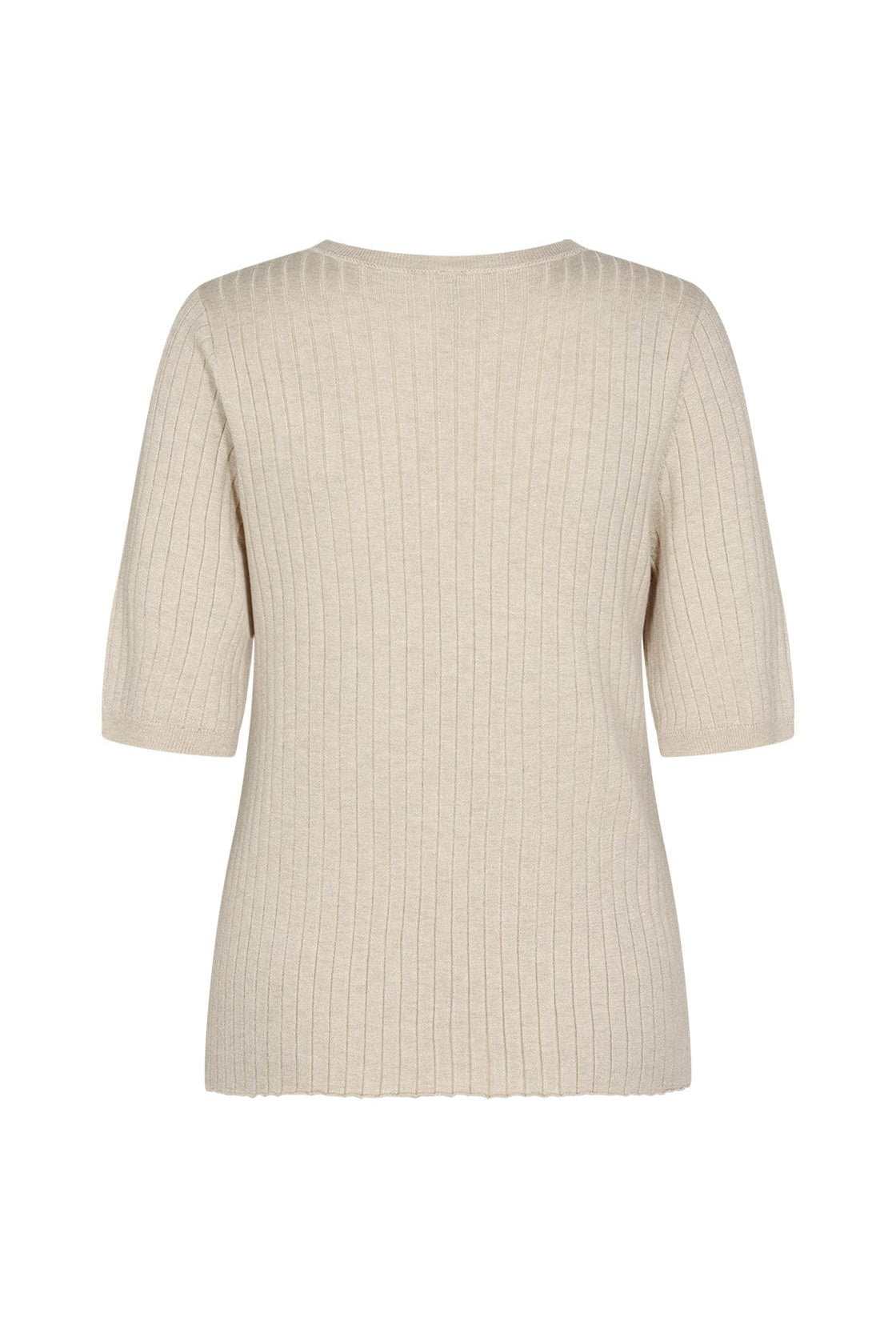 Soya Concept Dollie Knitted Top - Cream Melange