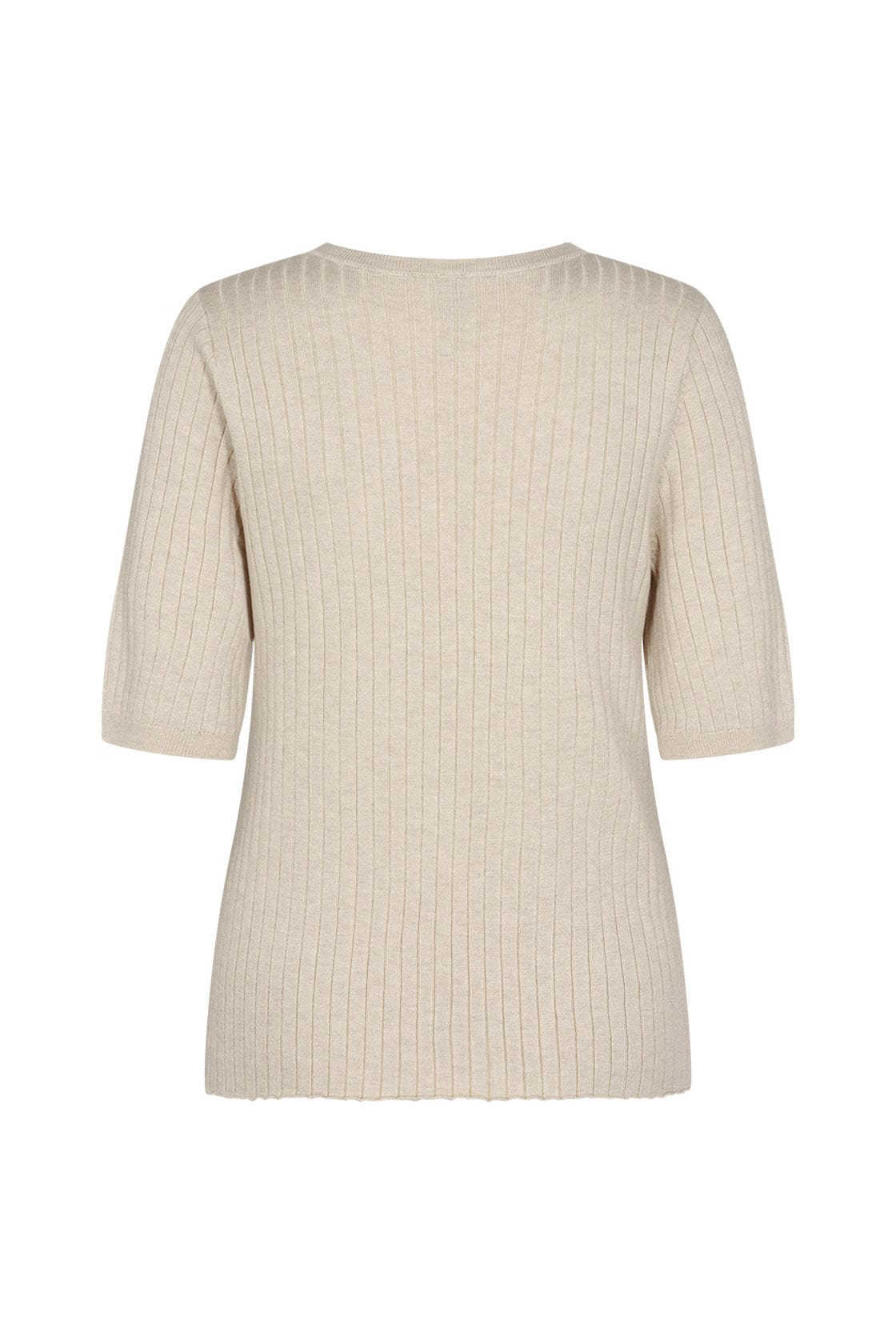 Soya Concept Dollie Knitted Top - Cream Melange