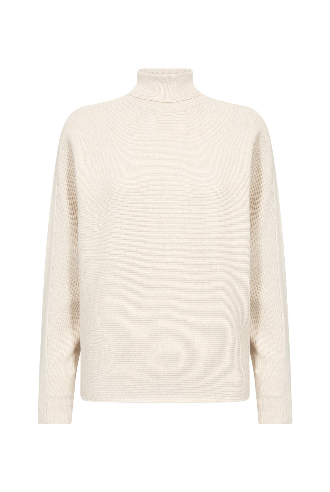Soya Concept Dollie Roll Neck Jumper - Cream Melange