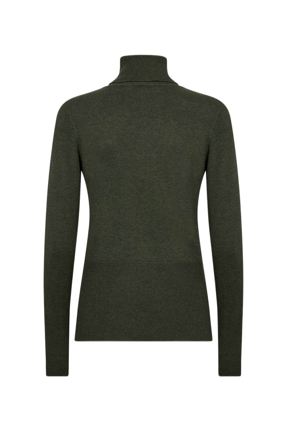 Soya Concept Dollie Roll Neck Jumper - Forest Night Melange