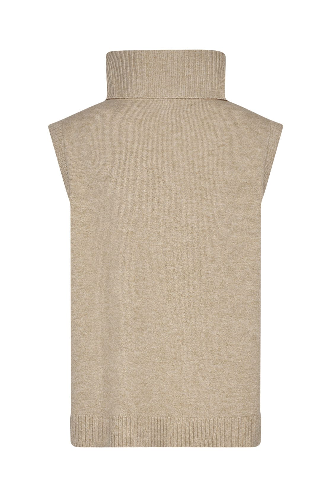 Soya Concept Elenora Knitted Vest - Sand Melange