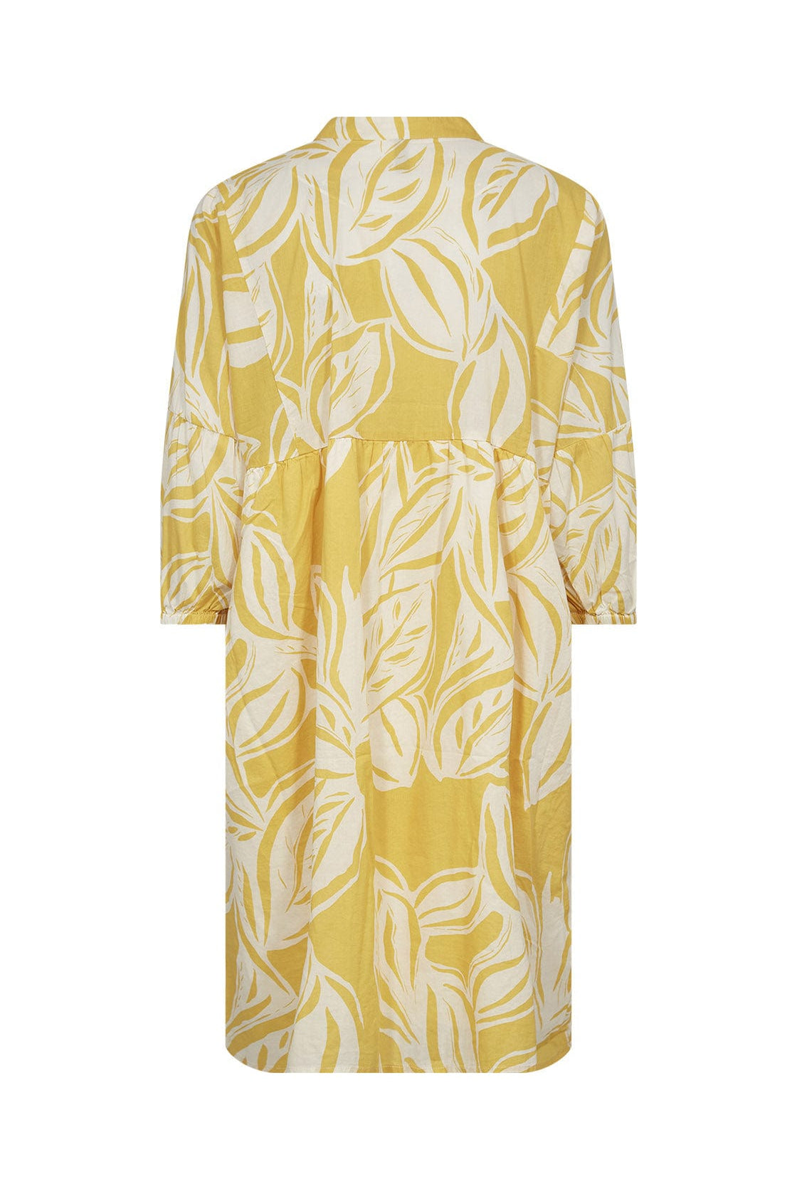 Soya Concept Elvine Printed Dress - Golden Yellow Combi