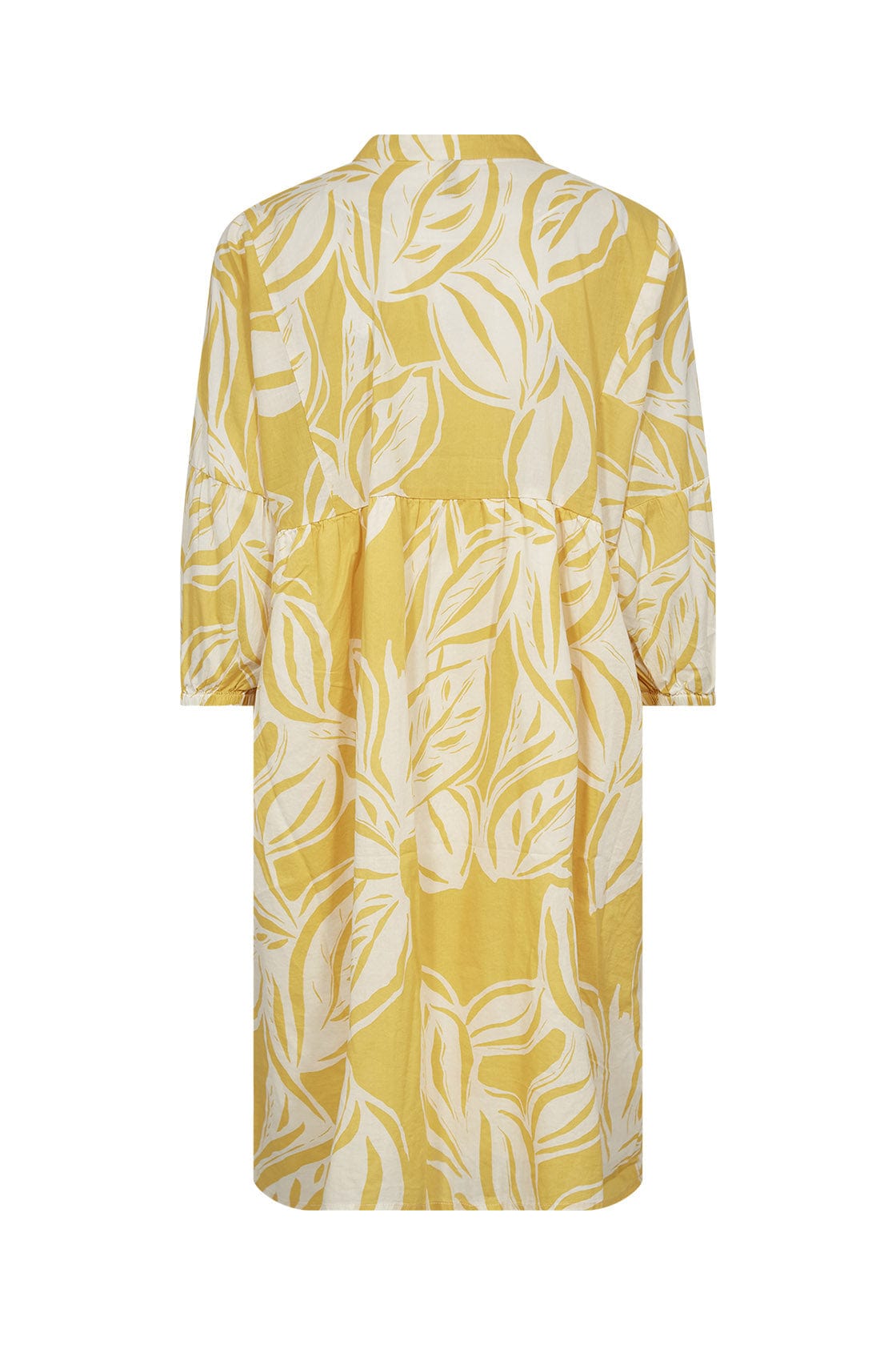 Soya Concept Elvine Printed Dress - Golden Yellow Combi
