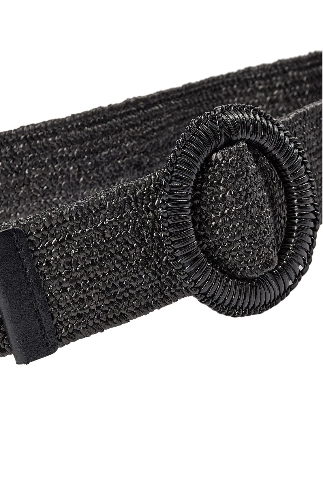 Soya Concept Elvisa Woven Elasticated Belt - Black