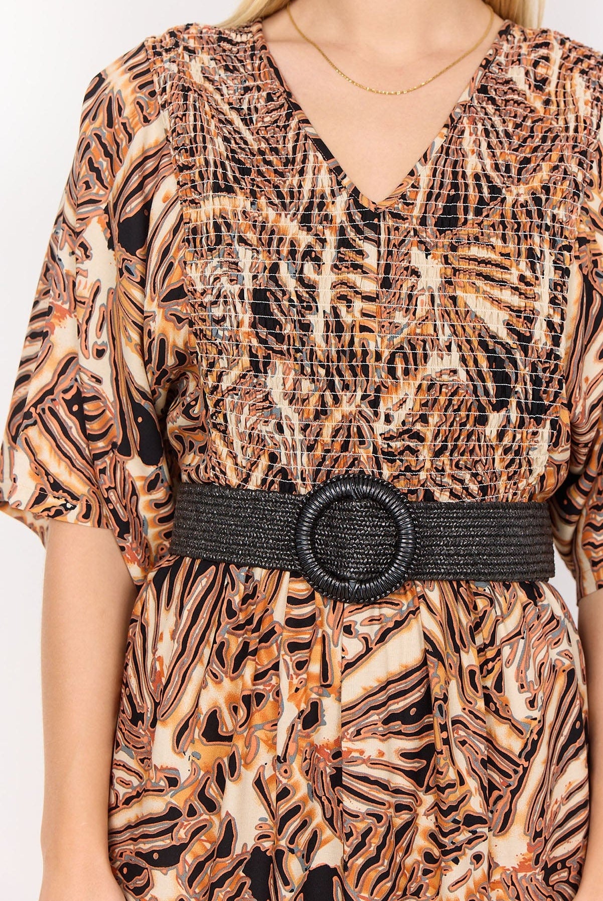 Soya Concept Elvisa Woven Elasticated Belt - Black