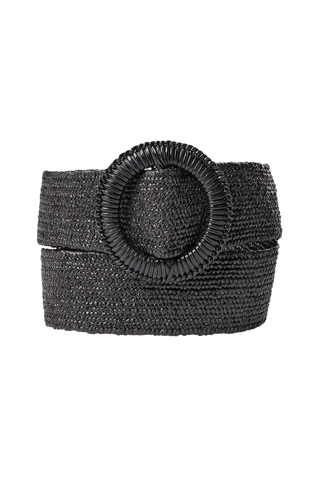 Soya Concept Elvisa Woven Elasticated Belt - Black