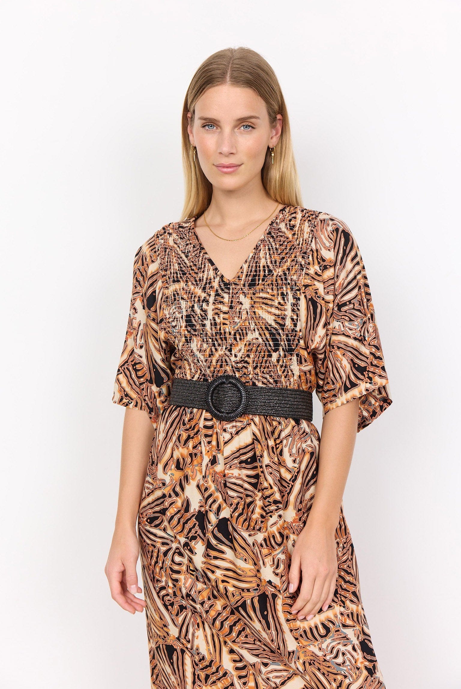 Soya Concept Elvisa Woven Elasticated Belt - Black