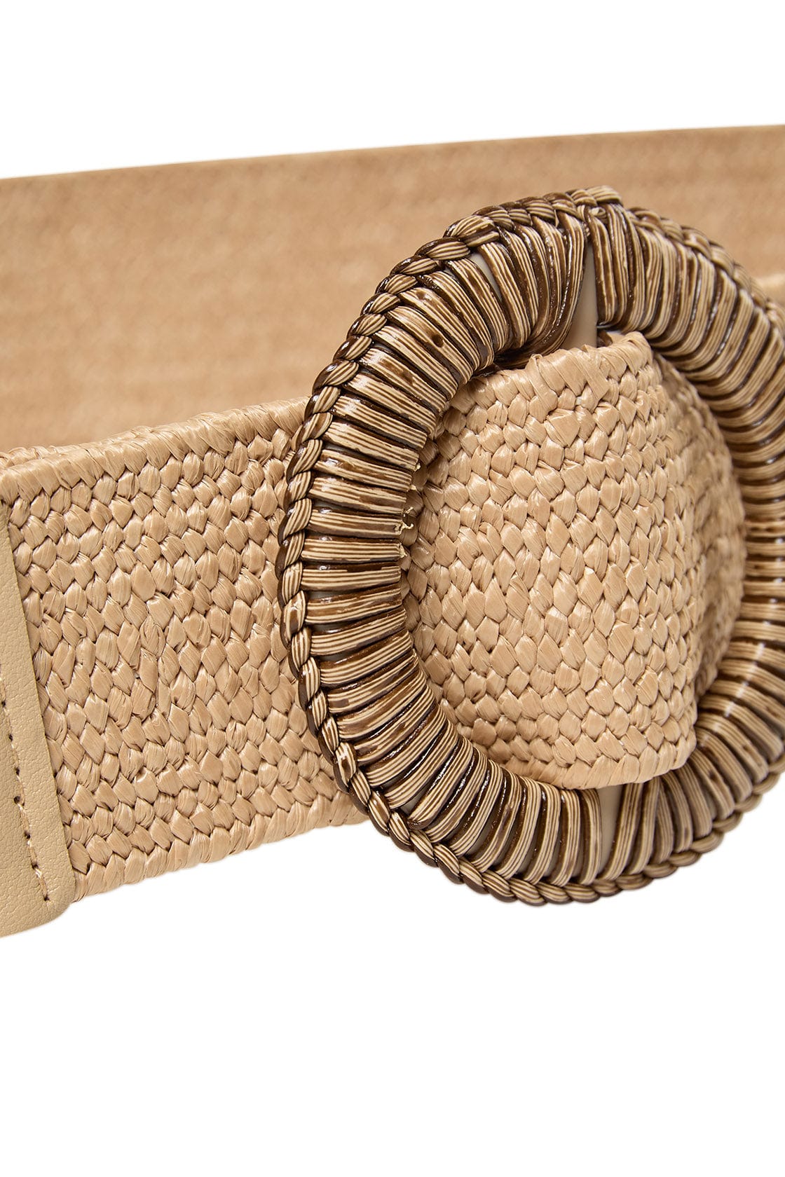 Soya Concept Elvisa Woven Elasticated Belt - Sand