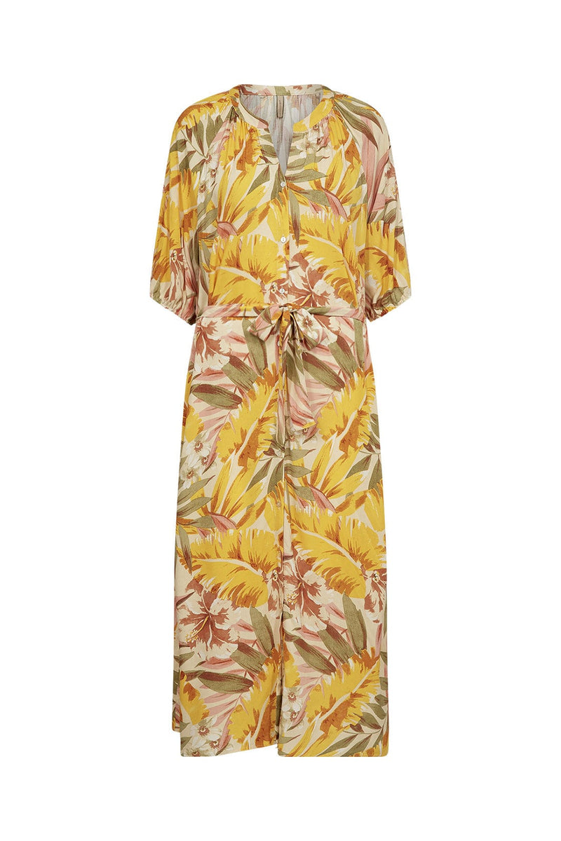 Soyaconcept Colour Block Button Shirt Dress