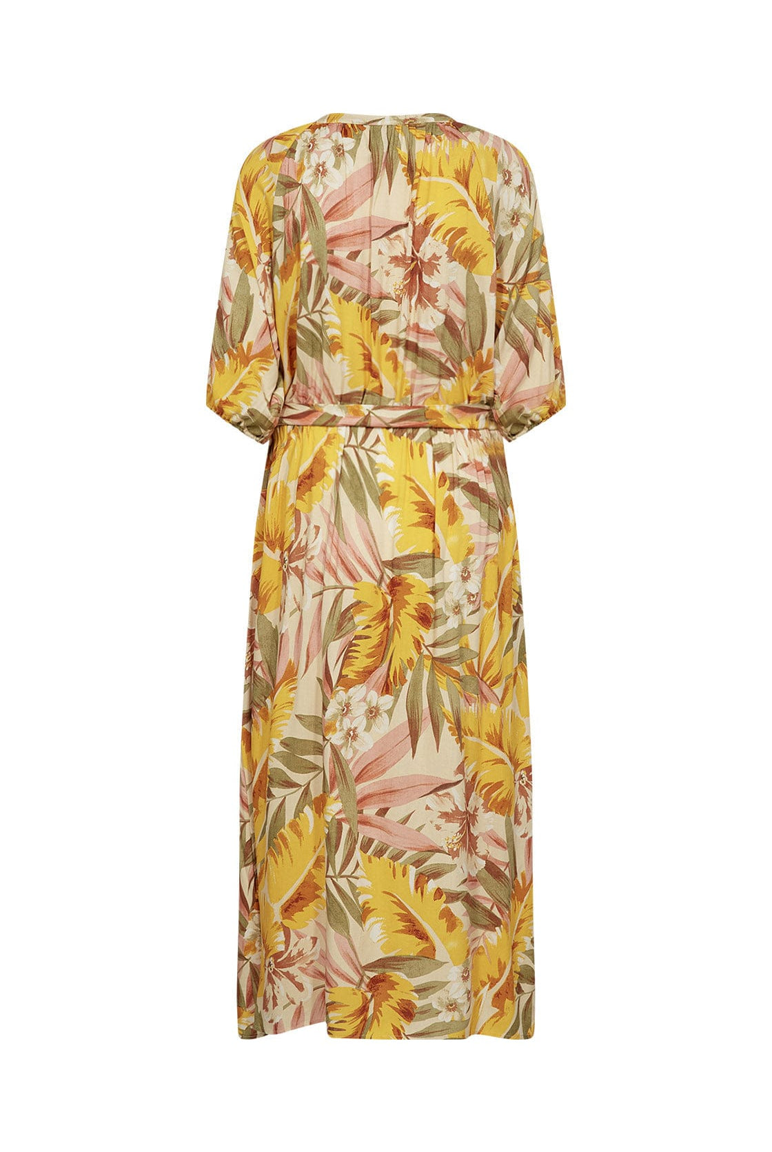 Soya Concept Elyse Dress - Golden Yellow Combi