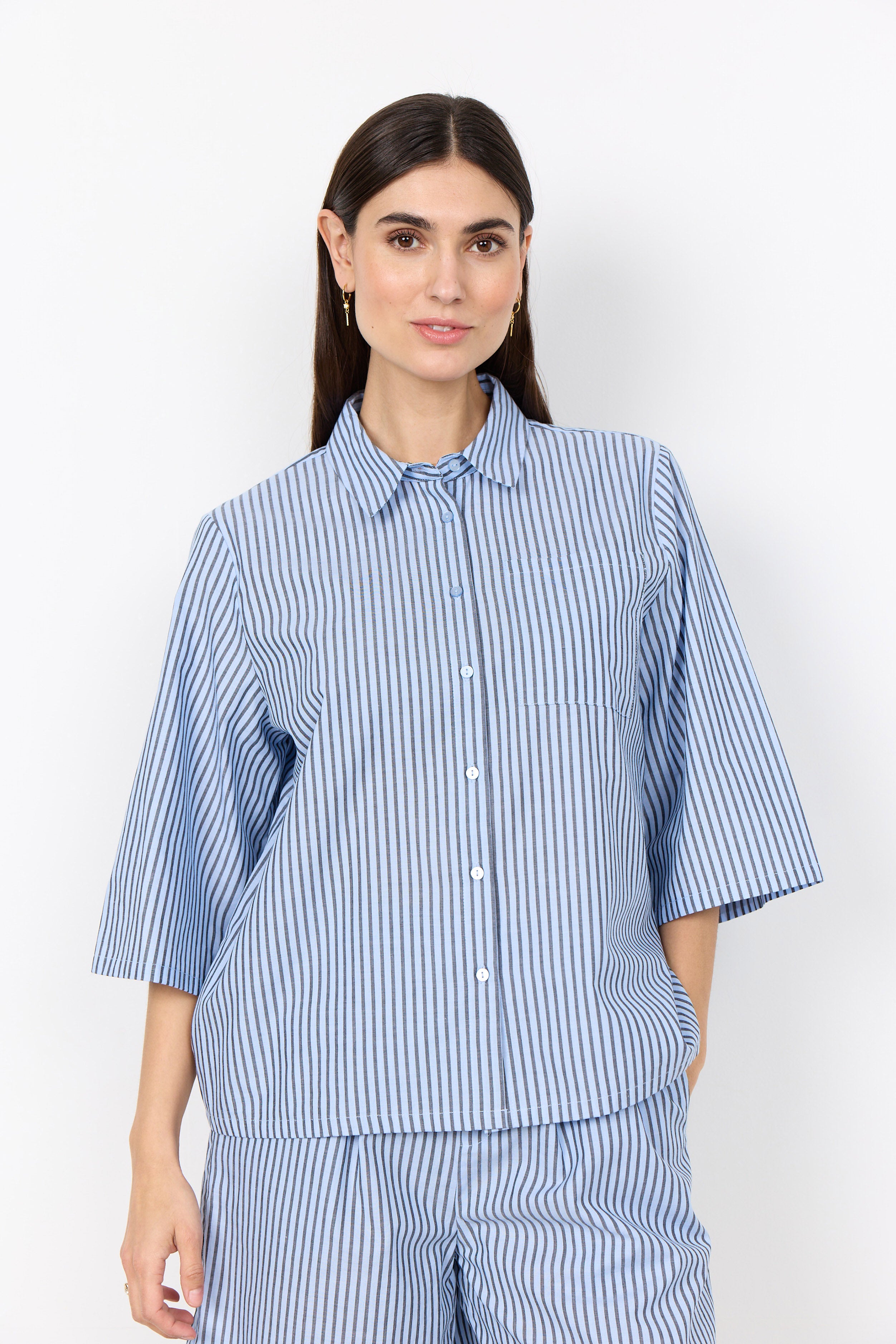 Soya Concept Felice Relaxed Shirt - Windsurfer Combi