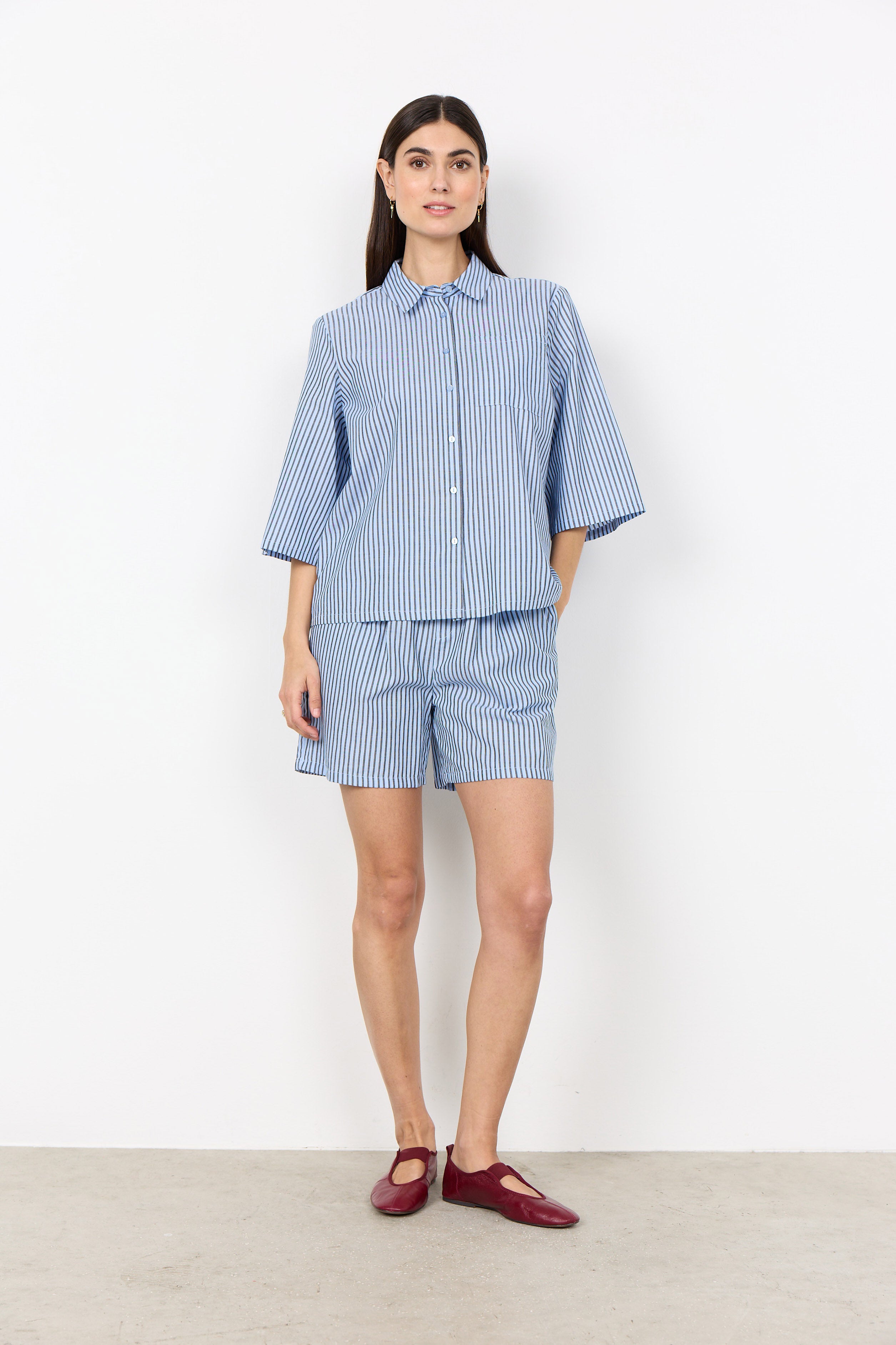 Soya Concept Felice Relaxed Shirt - Windsurfer Combi