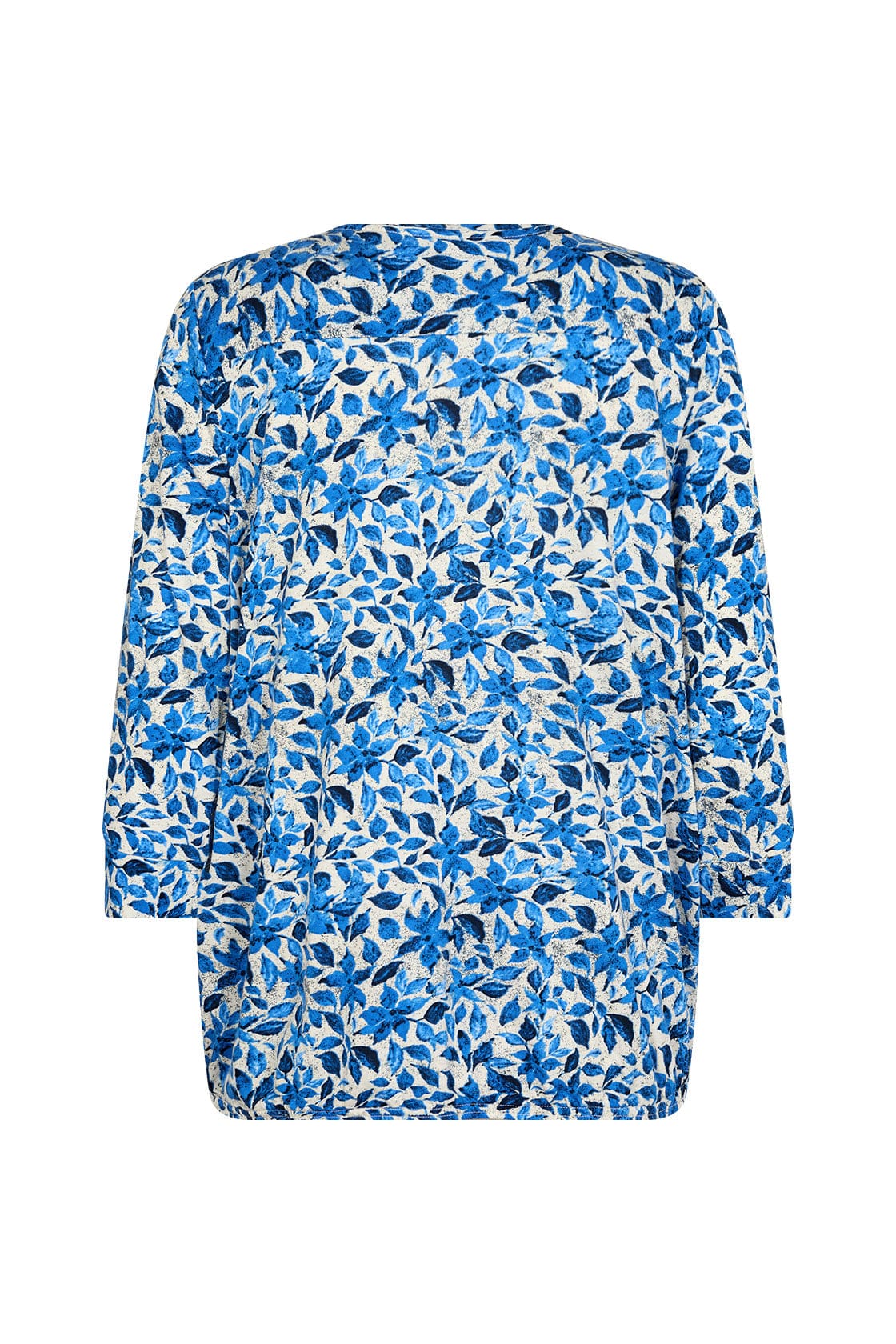 Soya Concept Felicity Floral Printed Blouse - Bright Blue Combi