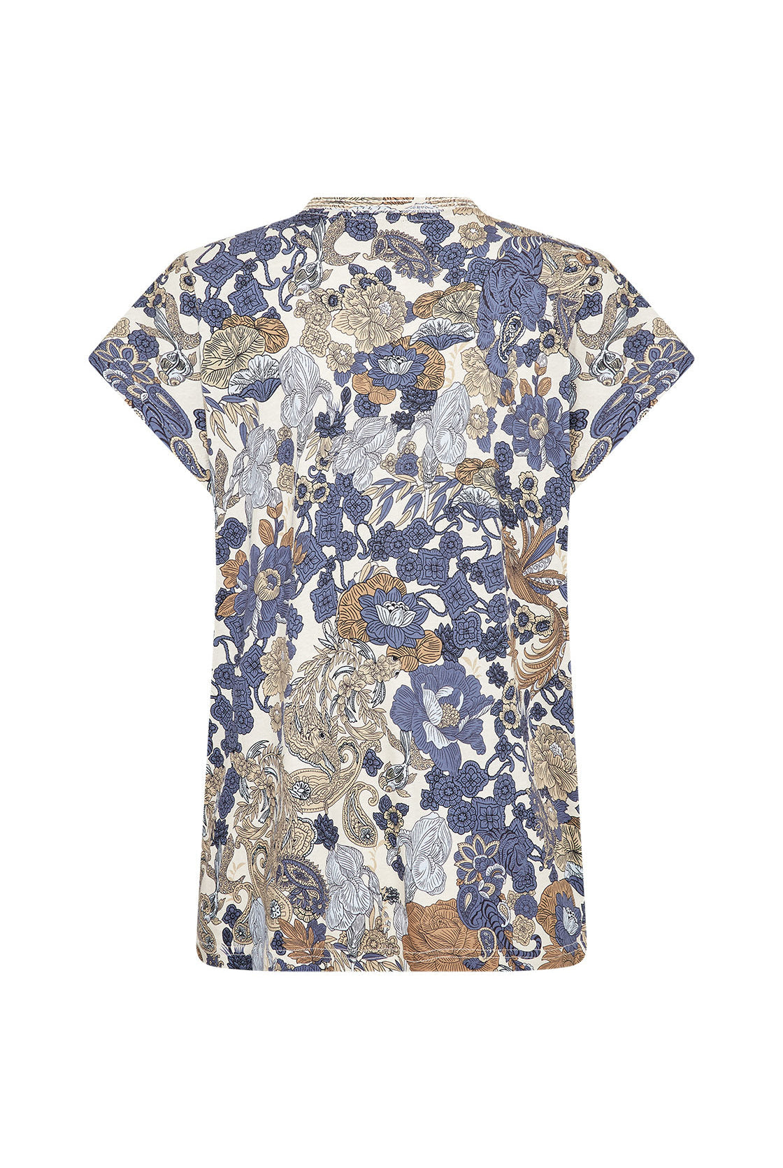 Soya Concept Felicity Printed T-Shirt - Navy Combi