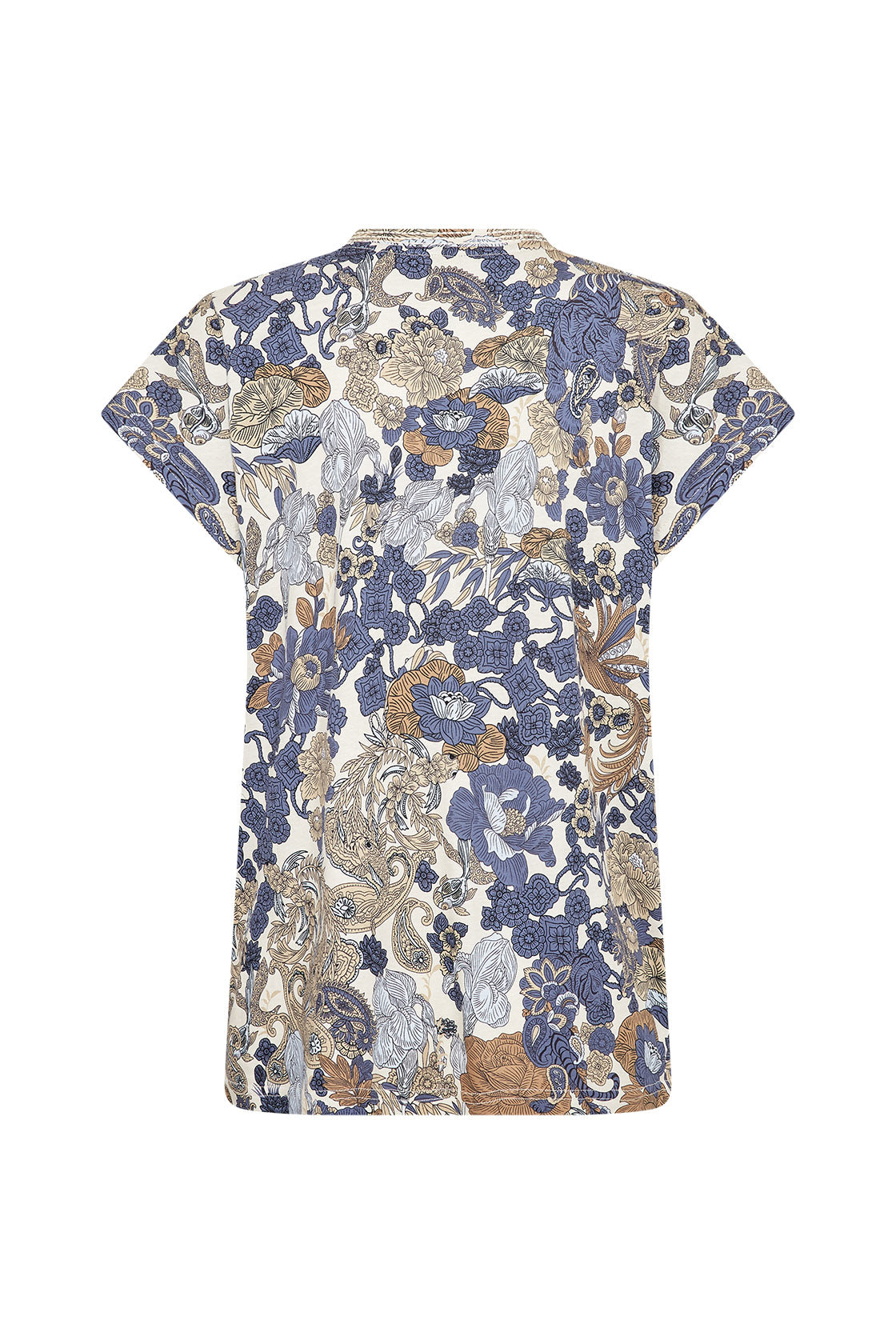 Soya Concept Felicity Printed T-Shirt - Navy Combi