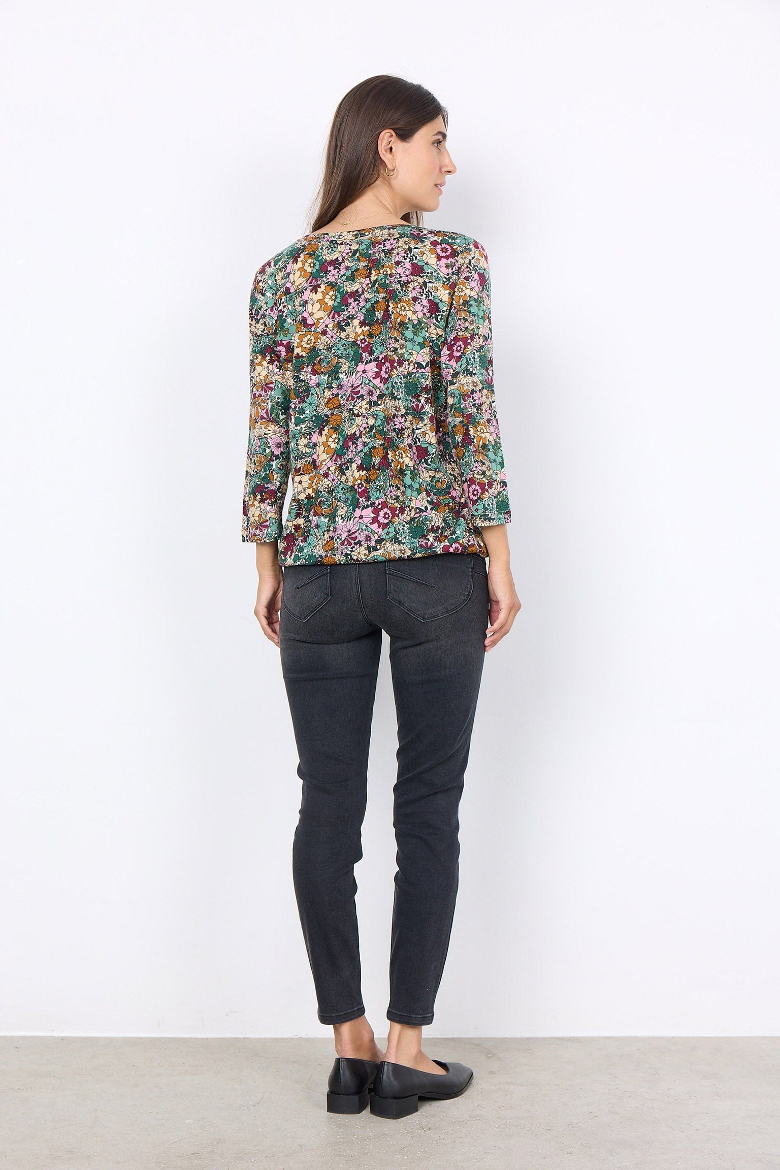 Soya Concept Felicity Top - Shady Green Combi