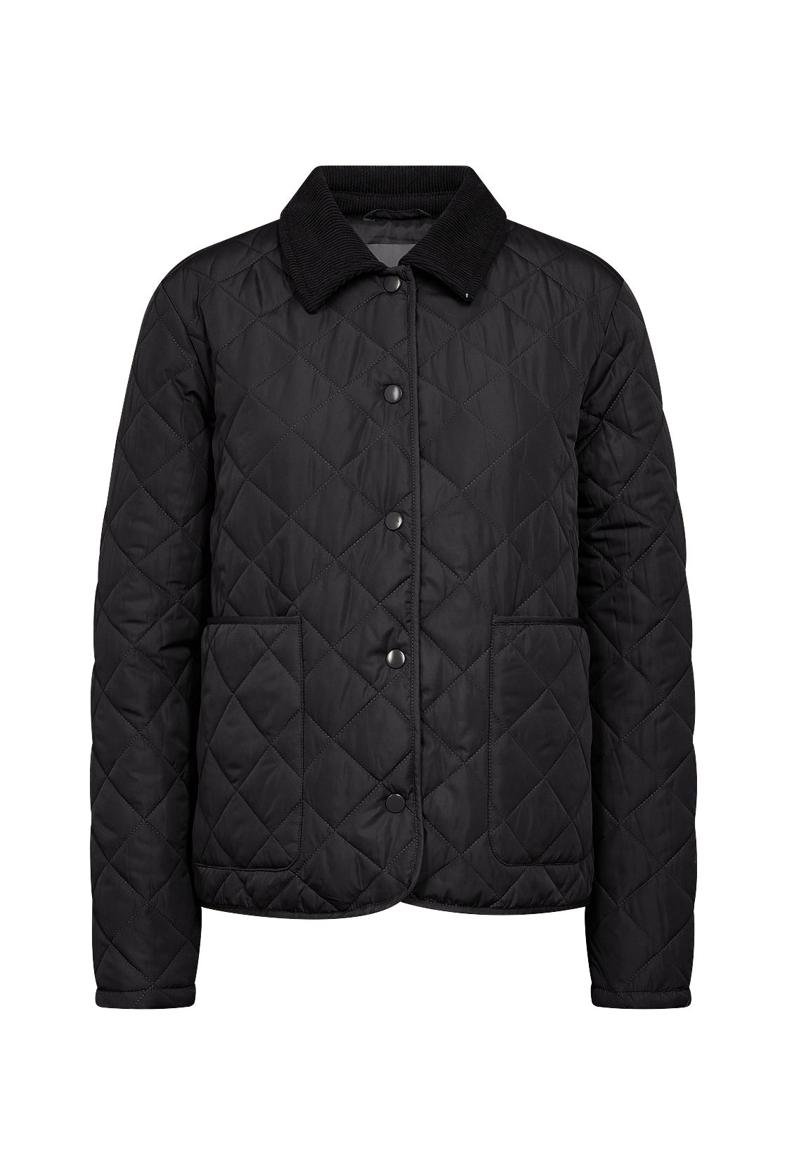 Soya Concept Fenya Short Quilted Jacket - Black
