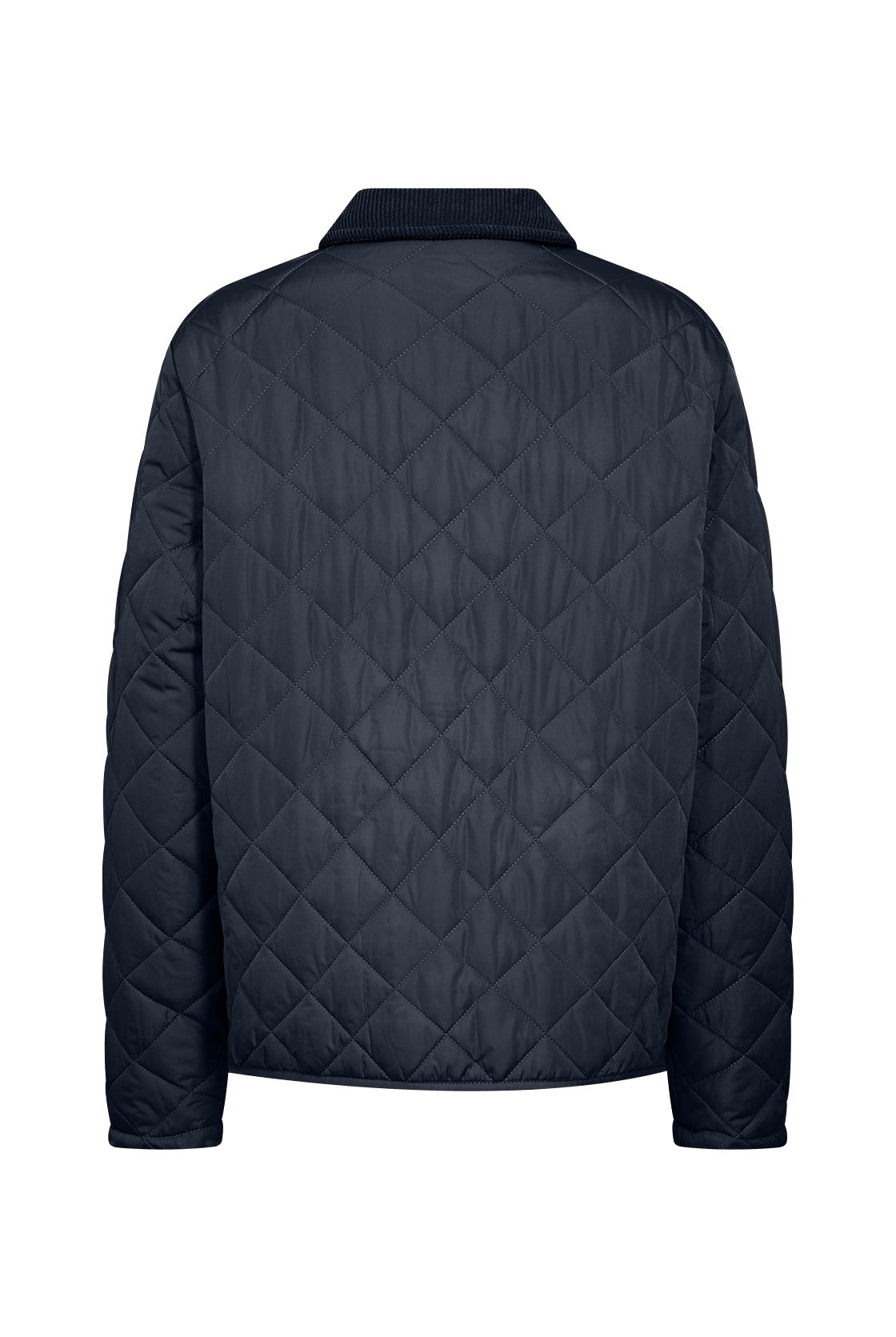 Soya Concept Fenya Short Quilted Jacket - Navy