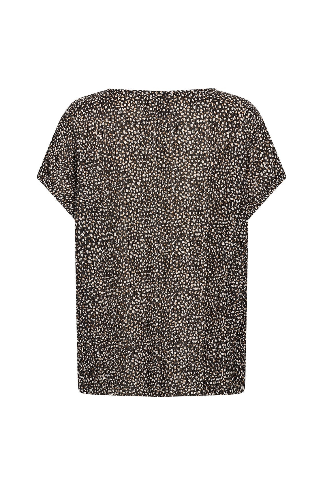 Soya Concept Fleur Printed T-Shirt - Black Combi